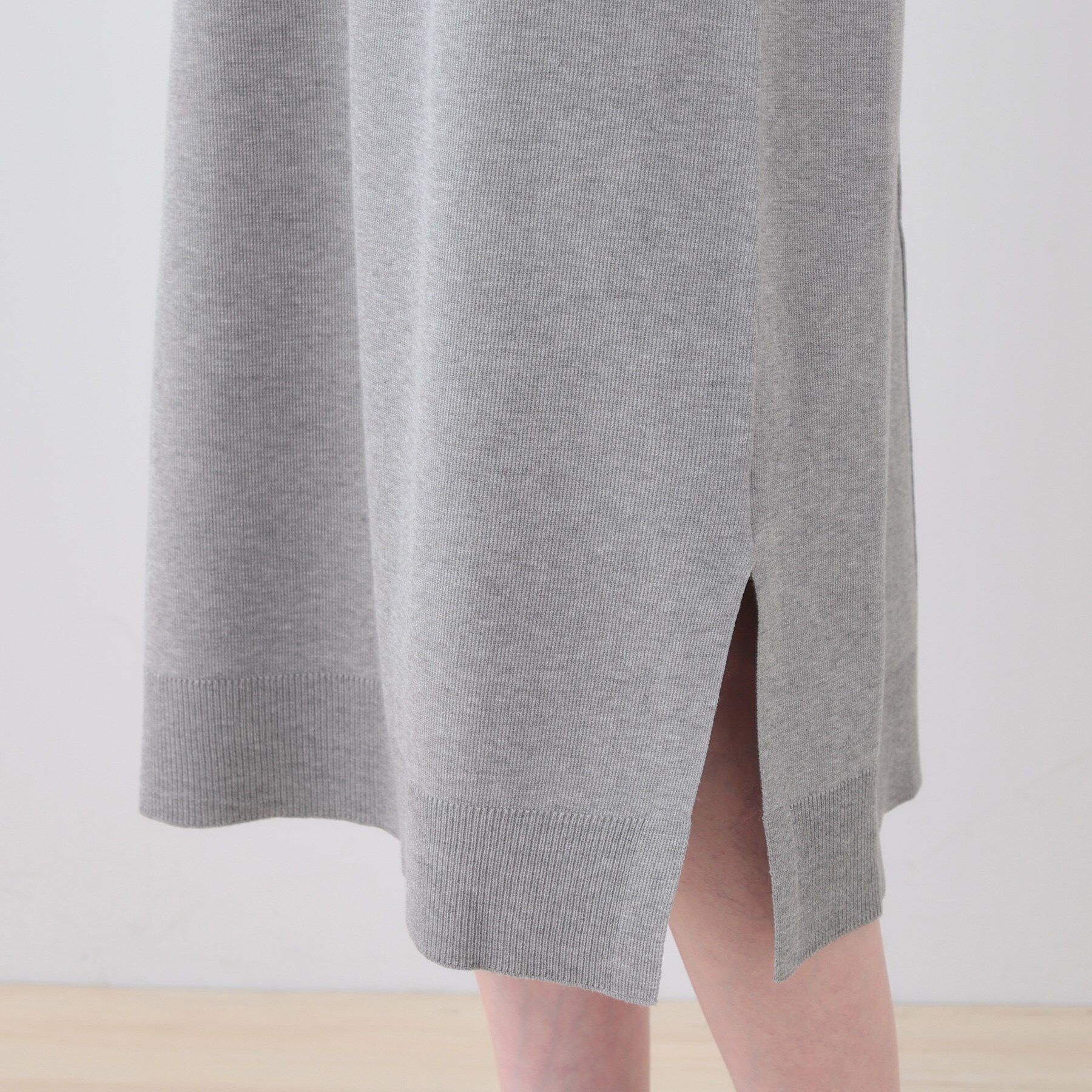 INDIVI「【2点セット】前後2WAYニットワンピース」|ワンピース|