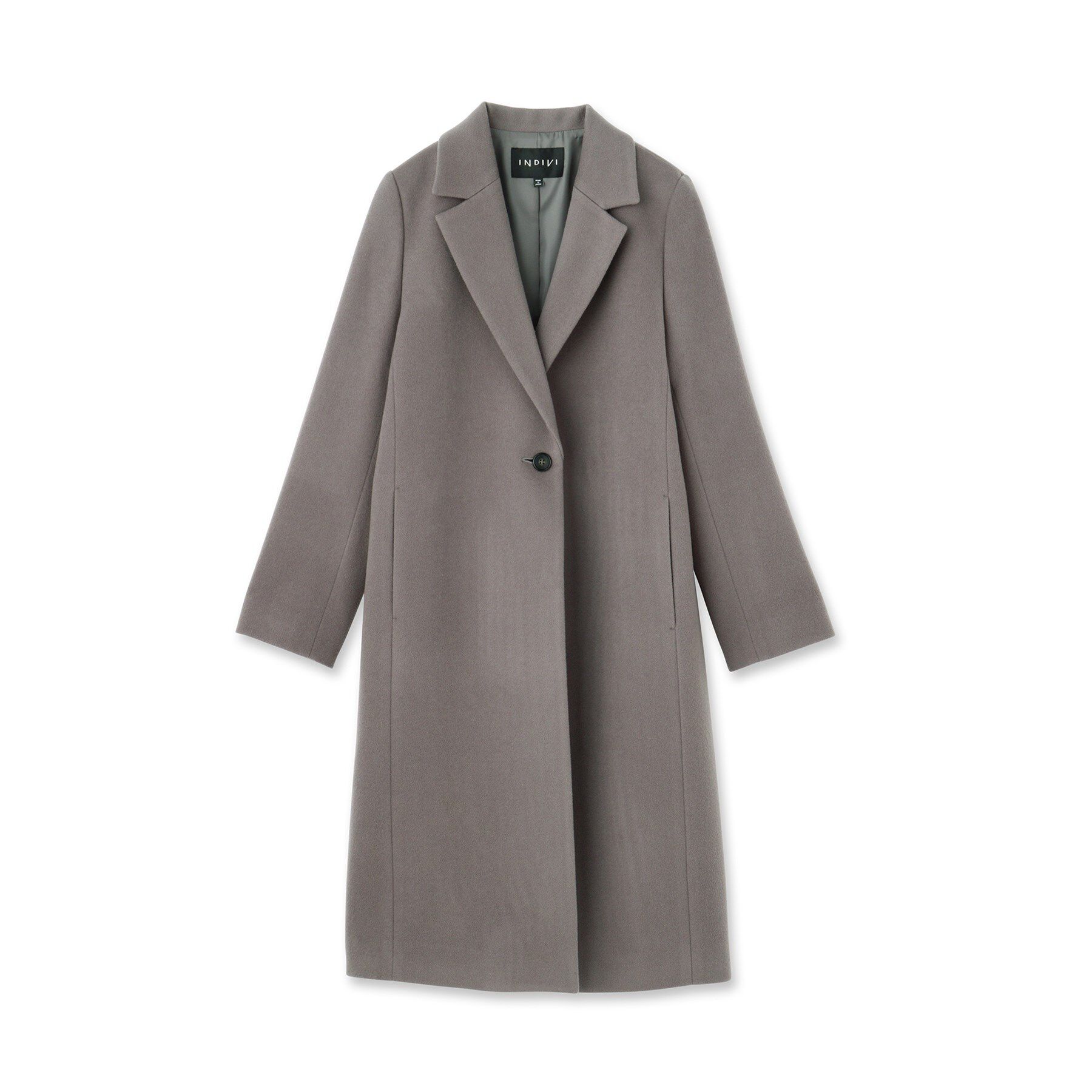 INDIVI「【名品コート／日本製】ウール100％チェスターコート」|チェスターコート|