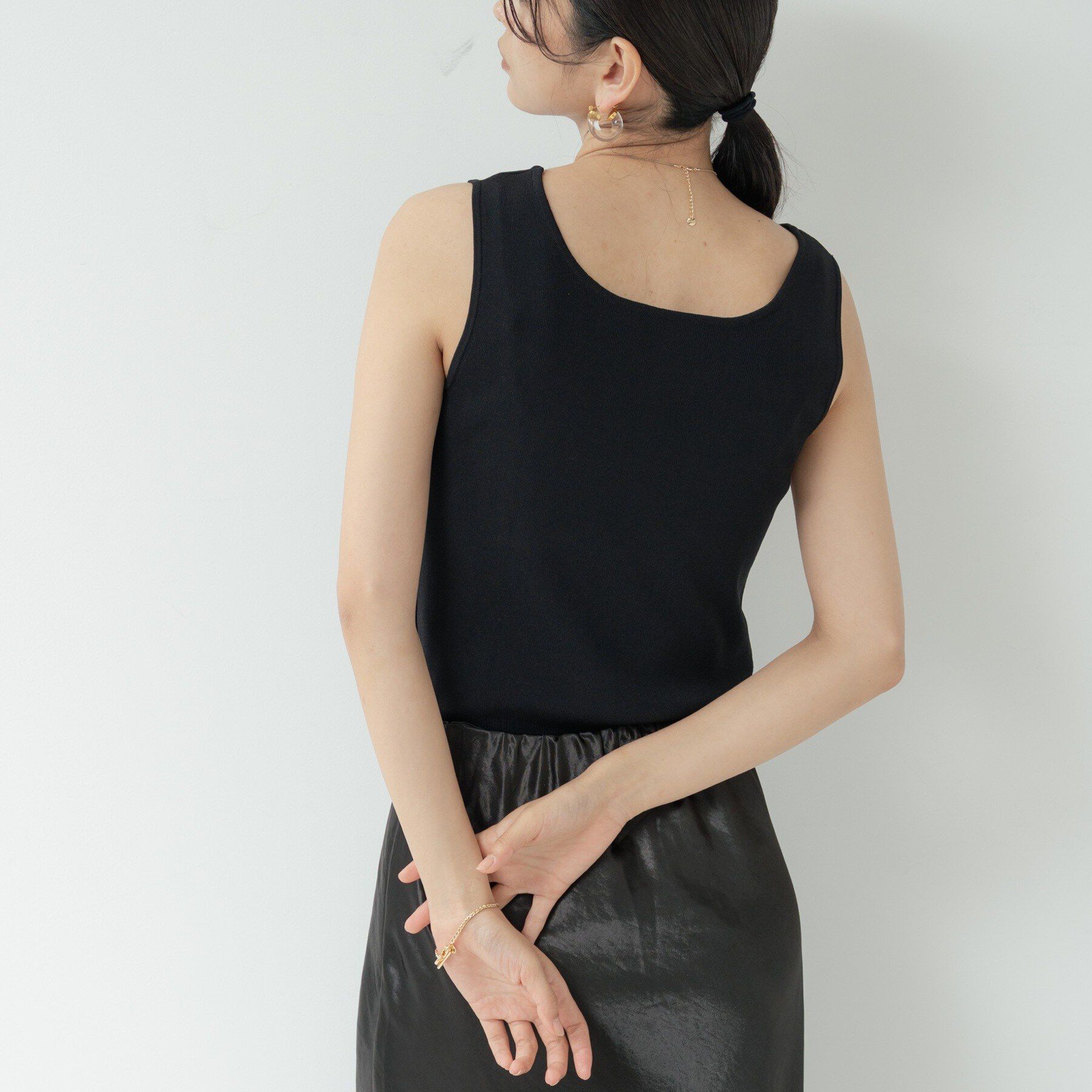 GALLEST「スクエアニットタンク」|ニット・セーター|