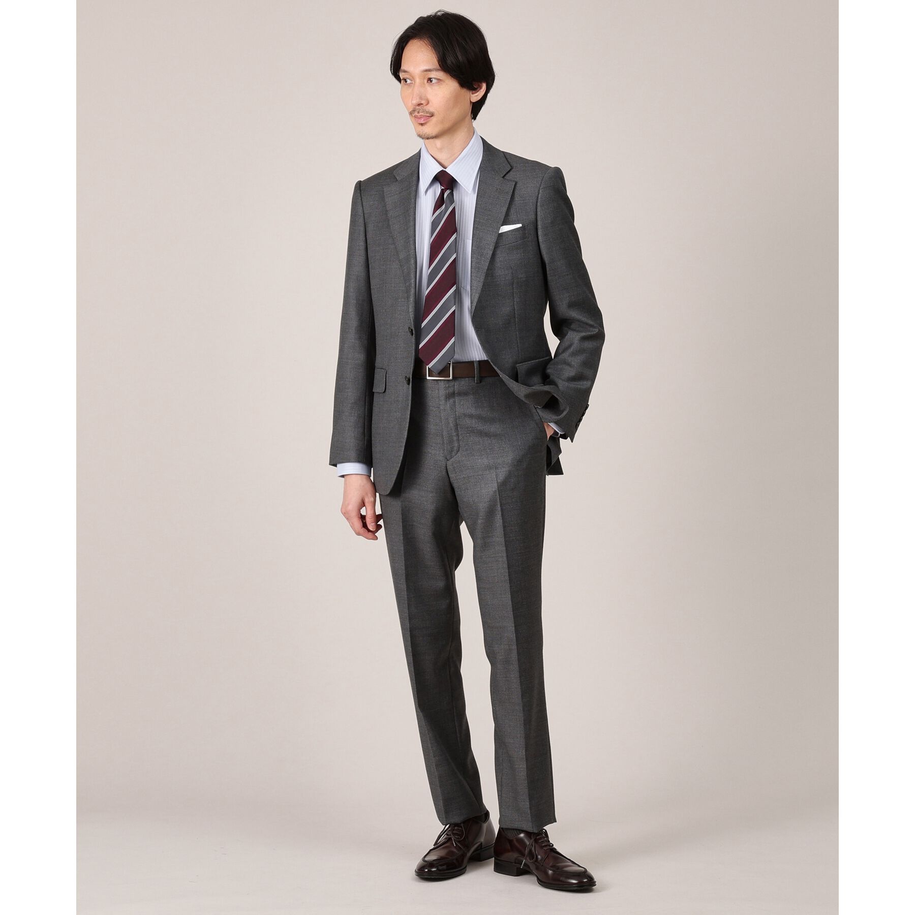 TAKEO KIKUCHI「【Made in JAPAN】ドビーストライプ ドレス シャツ」|シャツ・ブラウス|