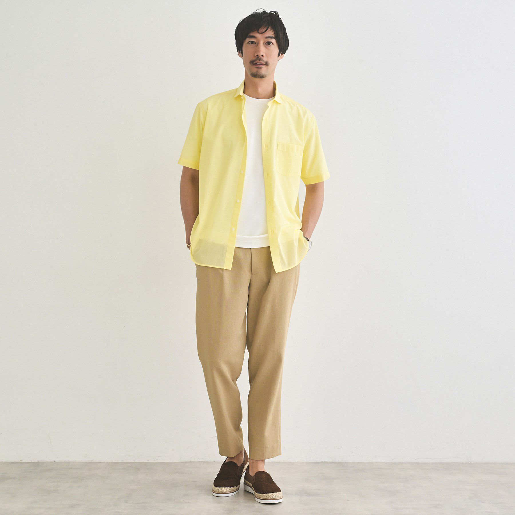 TAKEO KIKUCHI「ローン半袖シャツ」|シャツ・ブラウス|