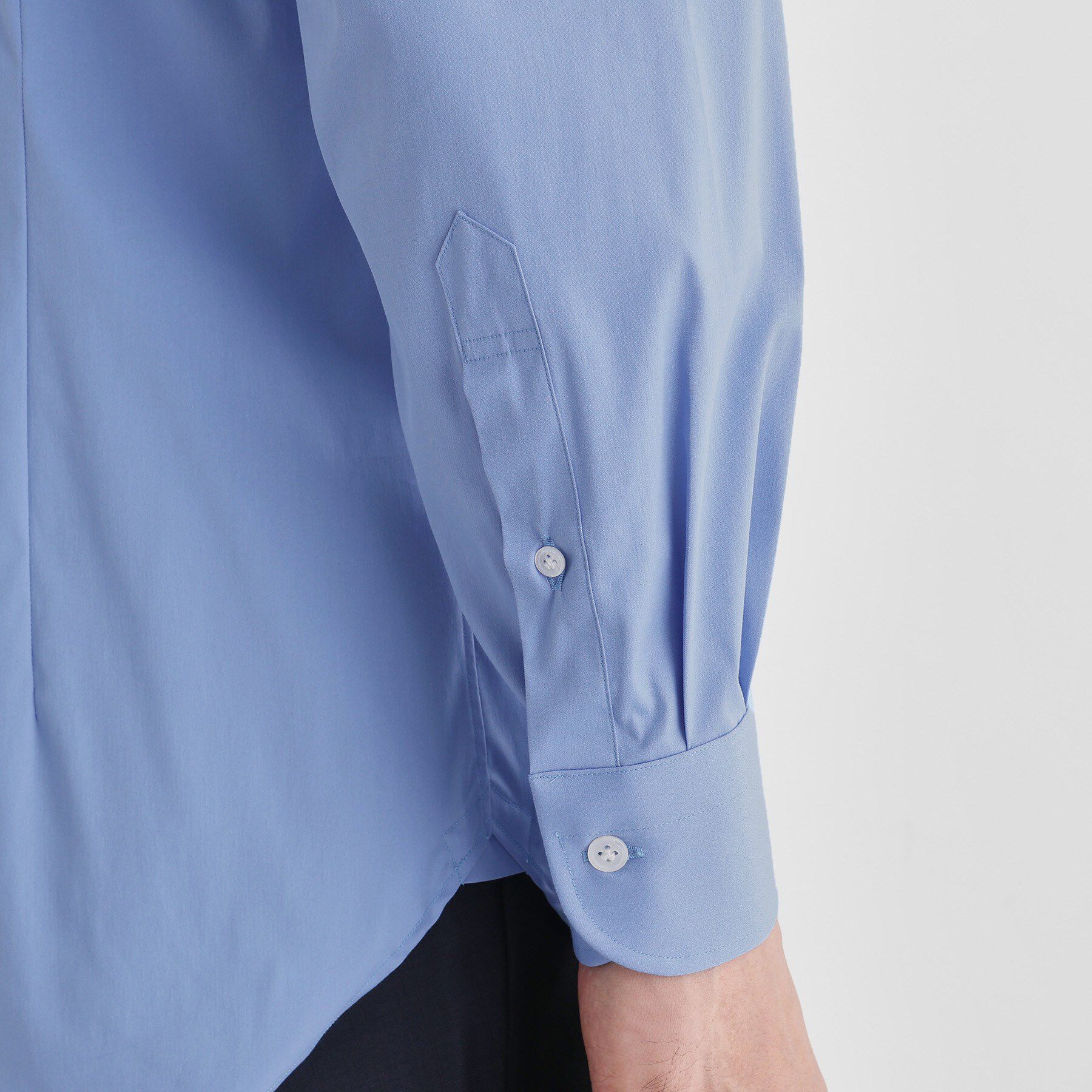 TAKEO KIKUCHI「ストレッチ ワイドカラー シャツ」|シャツ・ブラウス|