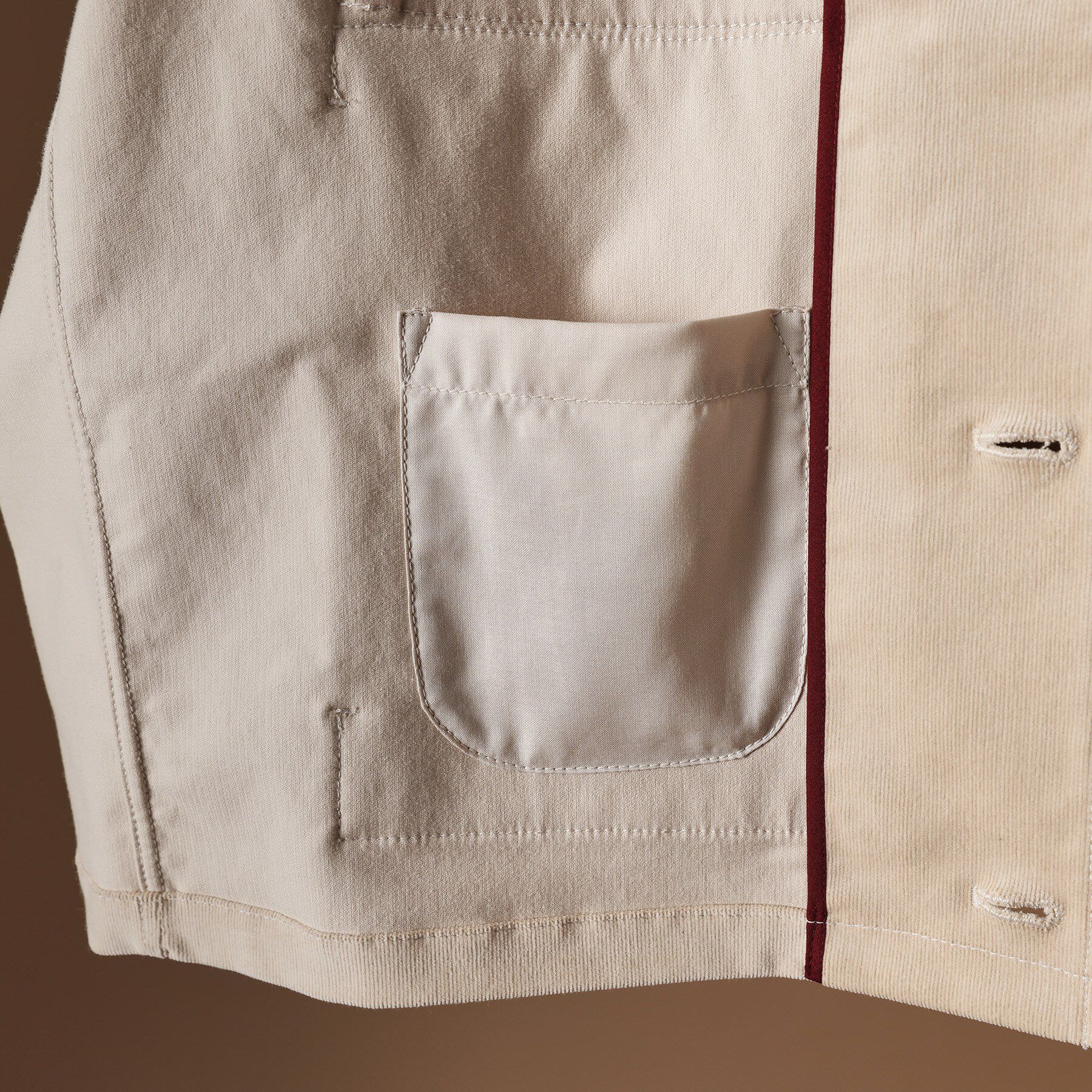 40CARATS&525「【Sサイズ～】コーデュロイ4パッチポケットヴェスト」|ベスト・ジレ|