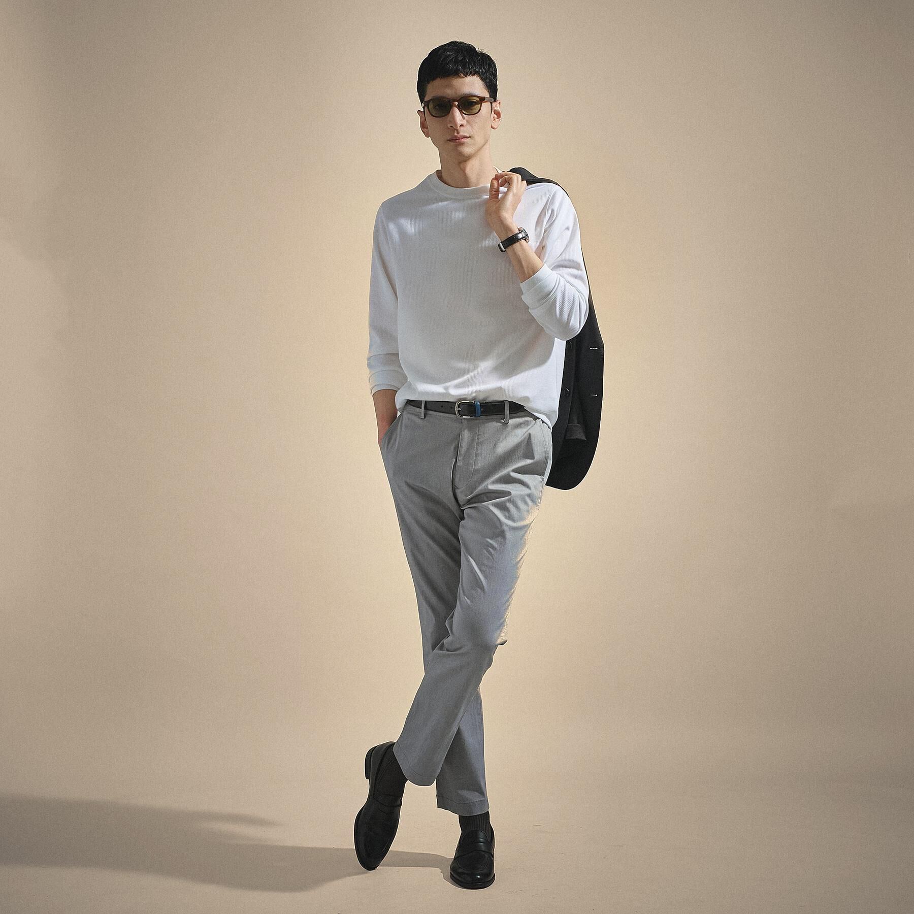 TAKEO KIKUCHI「【尾州ファブリック】ジャカードカットソー」|Tシャツ・カットソー|