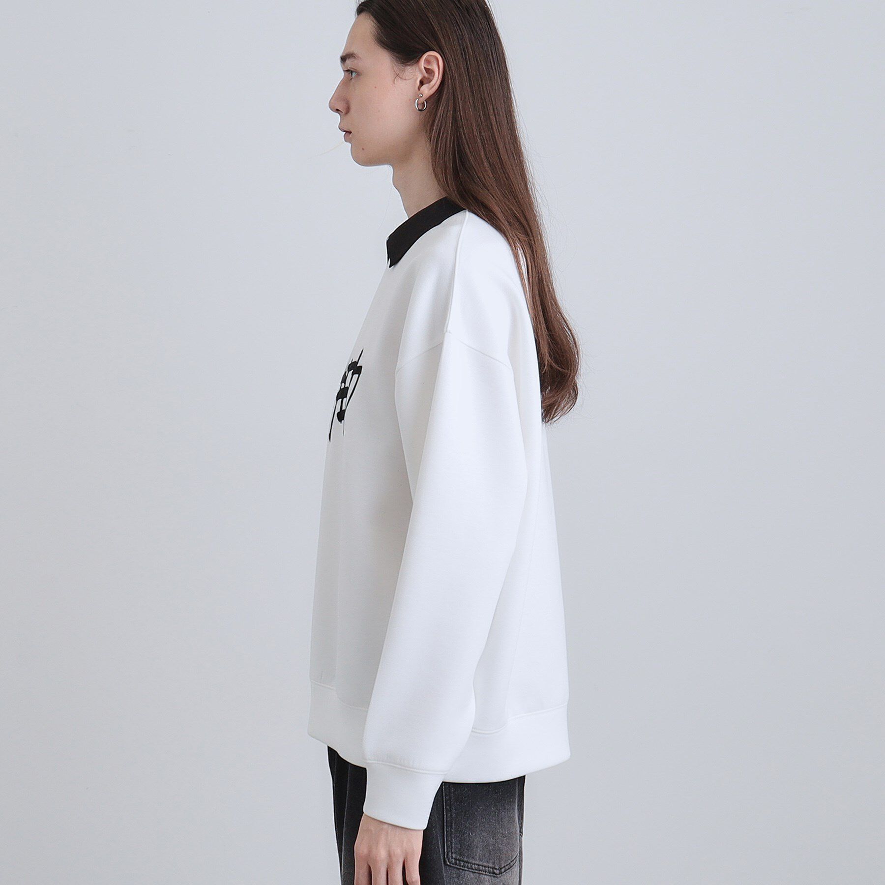 tk.TAKEO KIKUCHI「レタードエンブロレイヤーカラーカットソー」|パーカー|