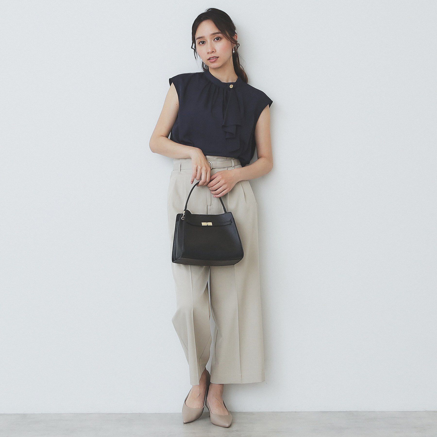 index「アシンメトリーボウタイブラウス【洗濯機洗い可】」|シャツ・ブラウス|