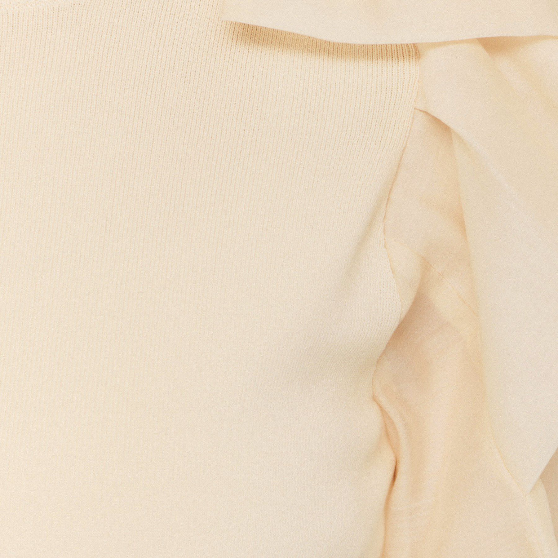 index「リボンスリーブドッキングニット【洗濯機洗い可/抗ピル】」|ニット・セーター|