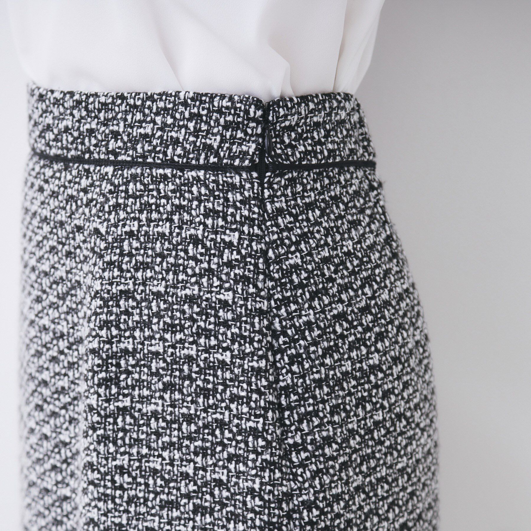 index「《通勤/セットアップ可》フレアツイードスカート【洗濯機OK】」|スカート|