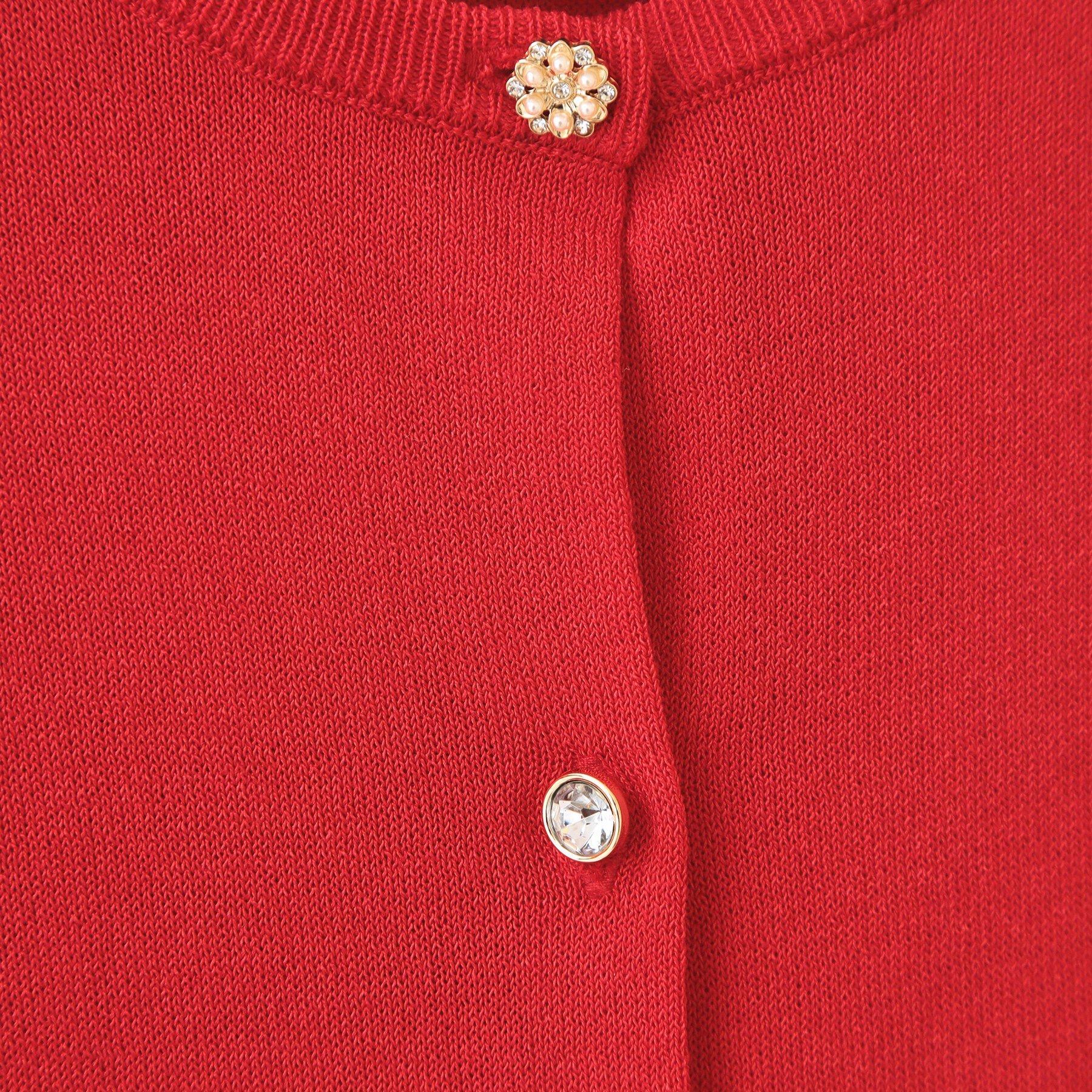 index「接触冷感ビジューボタンカーディガン【洗濯機OK/抗ピリング】」|カーディガン|