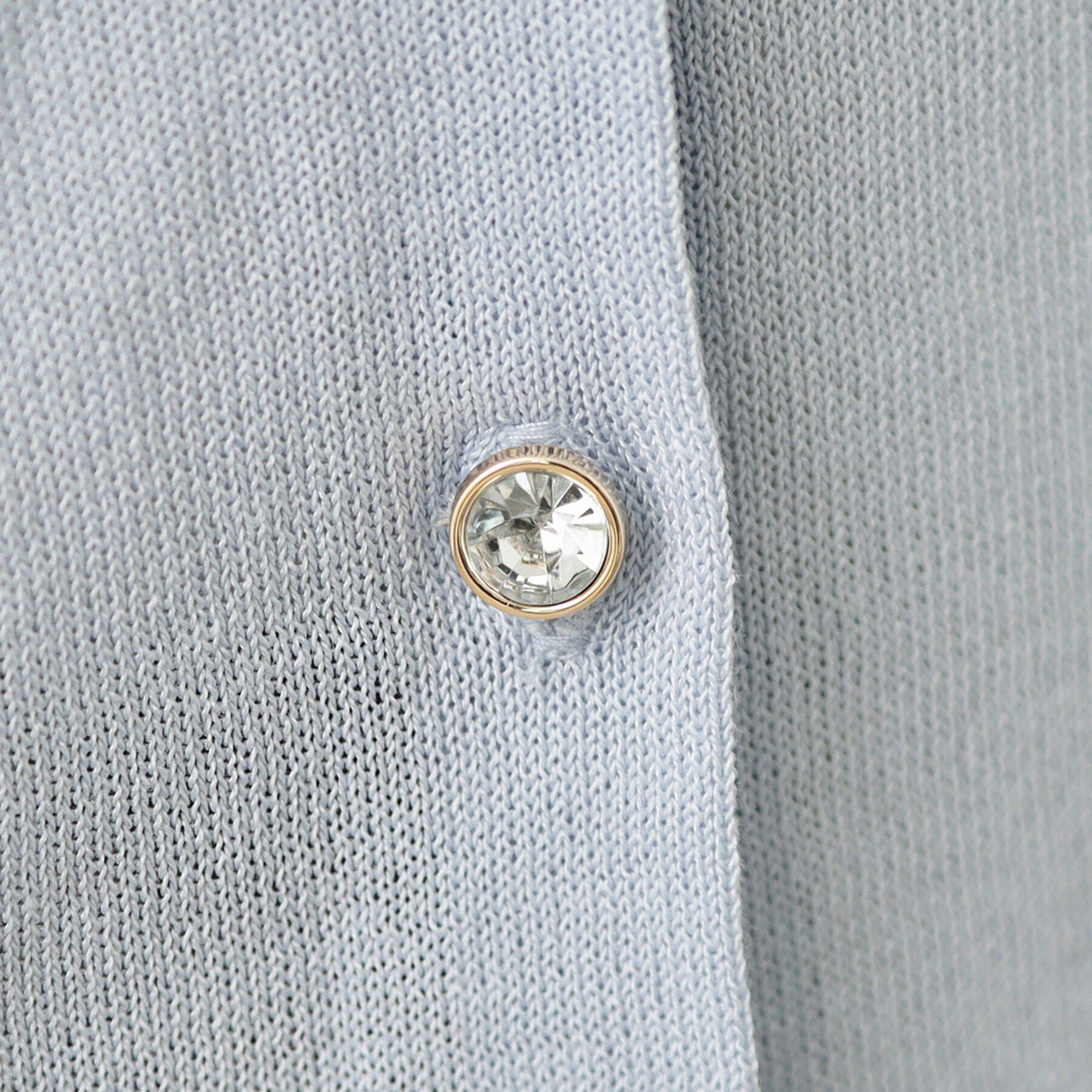 index「接触冷感ビジューボタンカーディガン【洗濯機OK/抗ピリング】」|カーディガン|