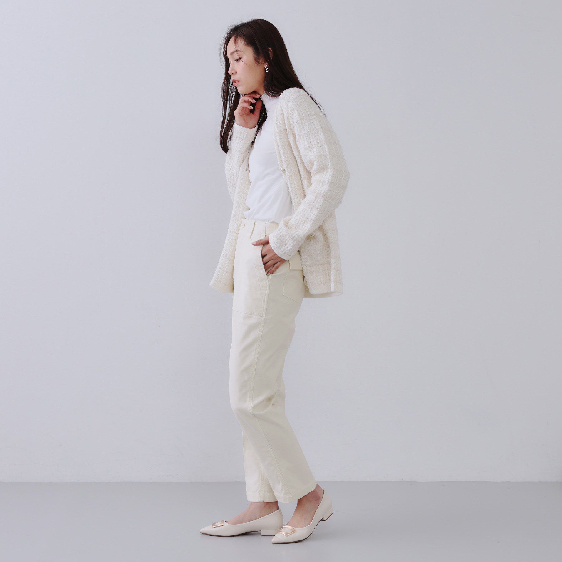 OPAQUE.CLIP「《S-LLサイズ》ストレッチベイカーパンツ【洗濯機洗い可】」|その他|