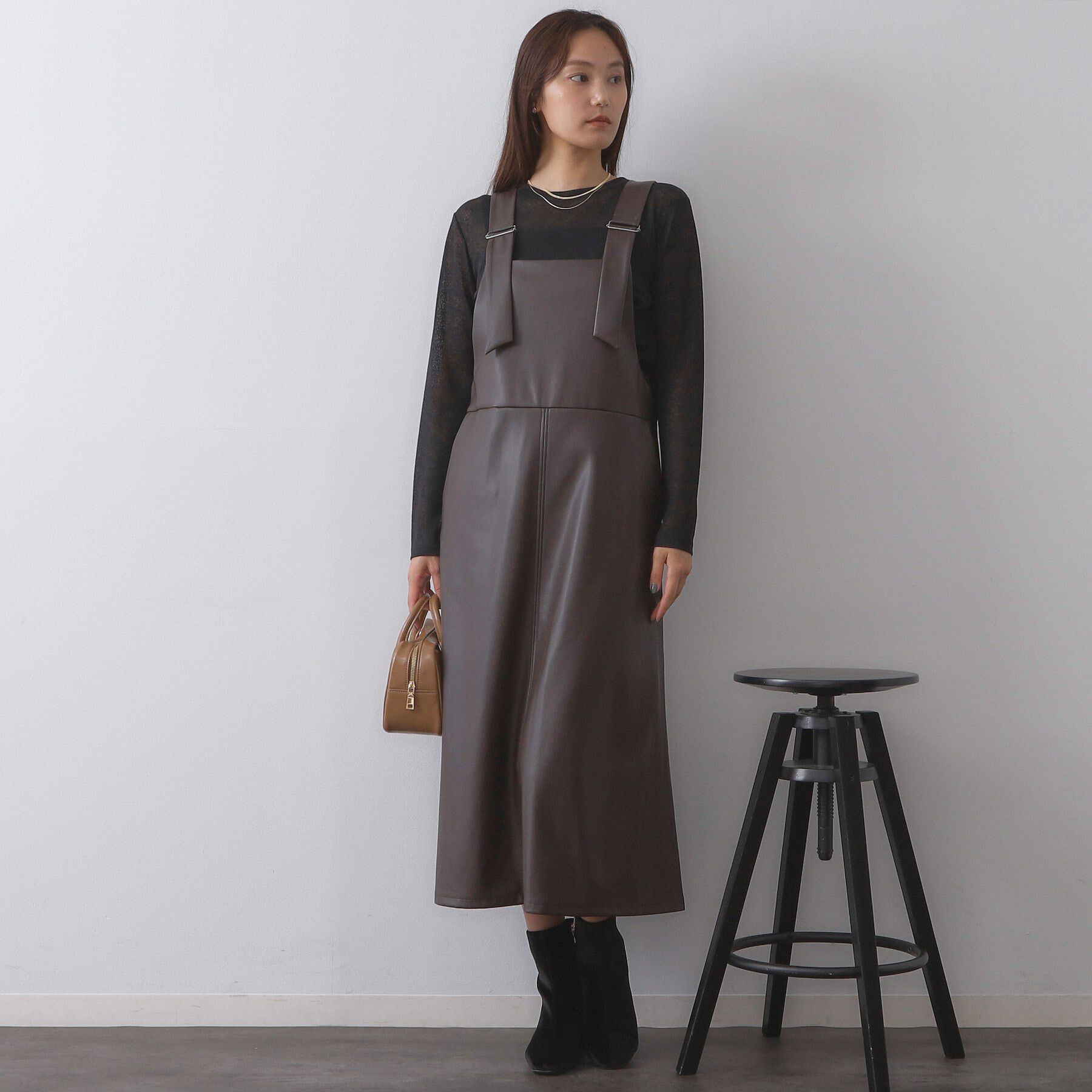 OPAQUE.CLIP「シアーラウンドネックカットソー【洗濯機洗い可】」|Tシャツ・カットソー|