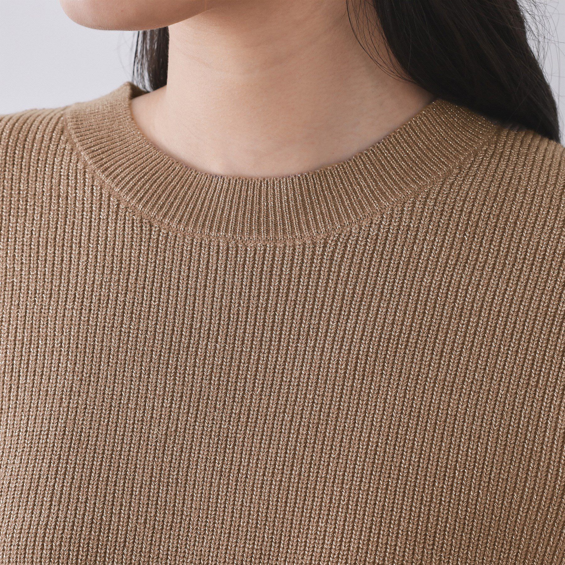 OPAQUE.CLIP「《ツインセット》ショートラメニット&times;フレアタンクトップ【洗濯機OK】」|その他|