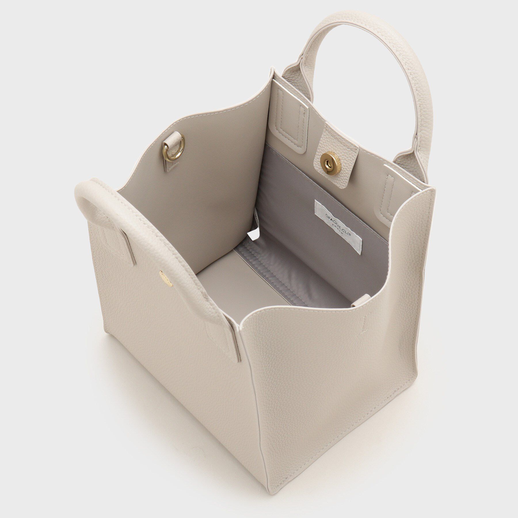 OPAQUE.CLIP「【2WAY/軽量】台形ミドルトートバッグ」|ショルダー・メッセンジャー|