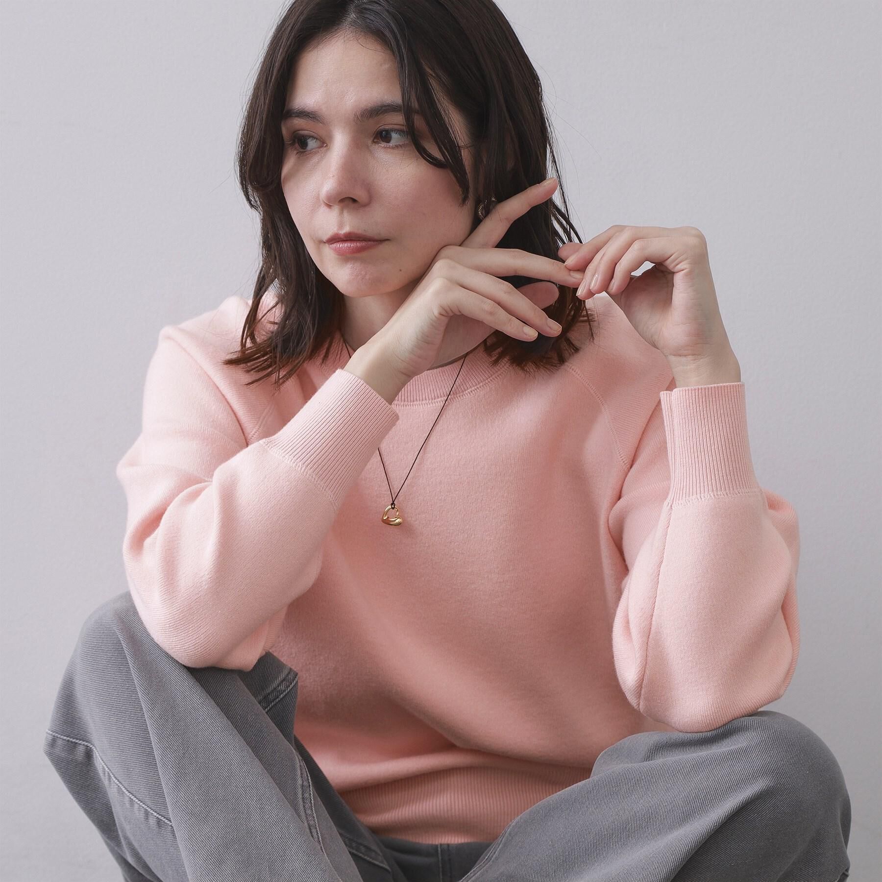 OPAQUE.CLIP「スウェットライクニット【洗濯機OK】」|ニット・セーター|