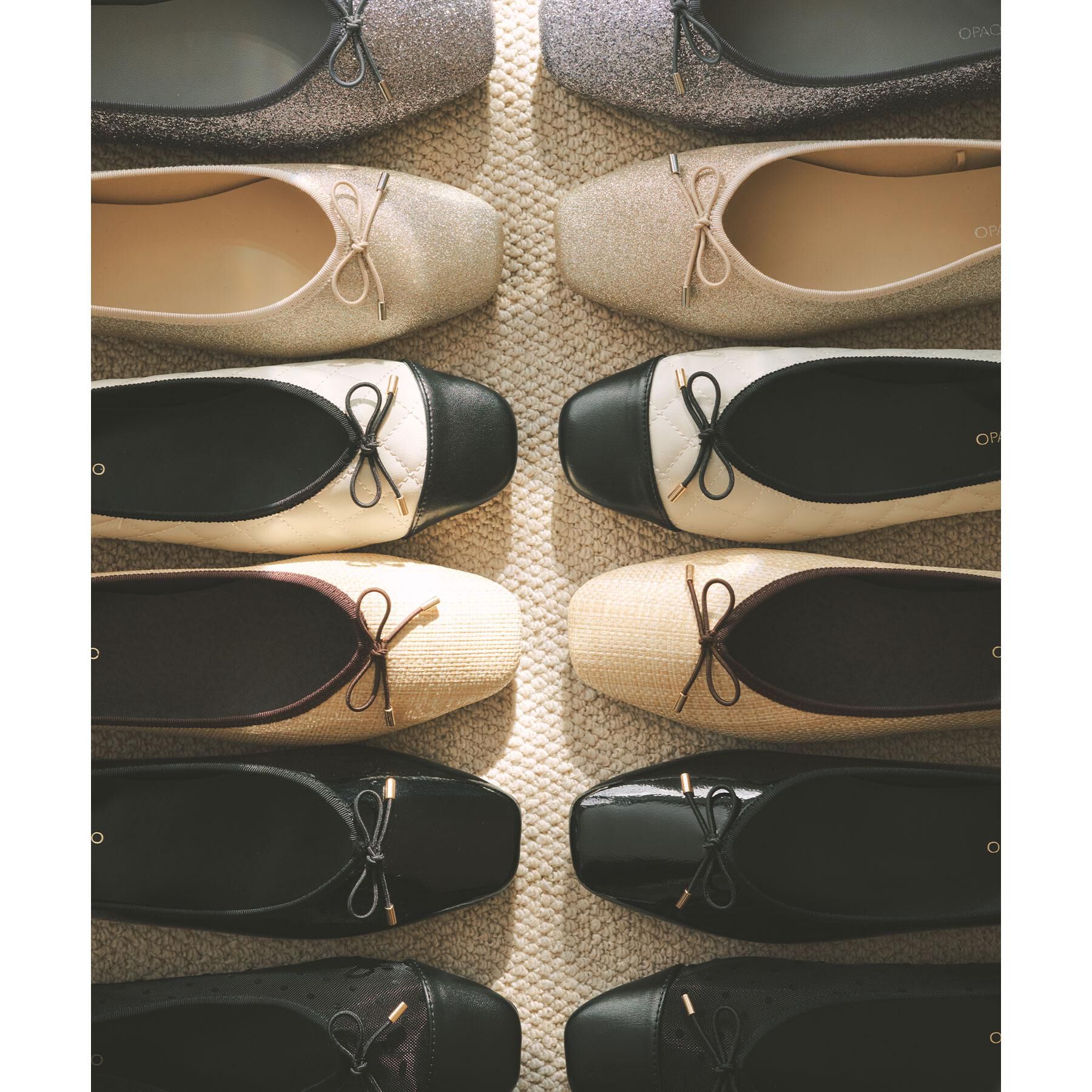 OPAQUE.CLIP「【低反発】フラットバレエシューズ」|パンプス|