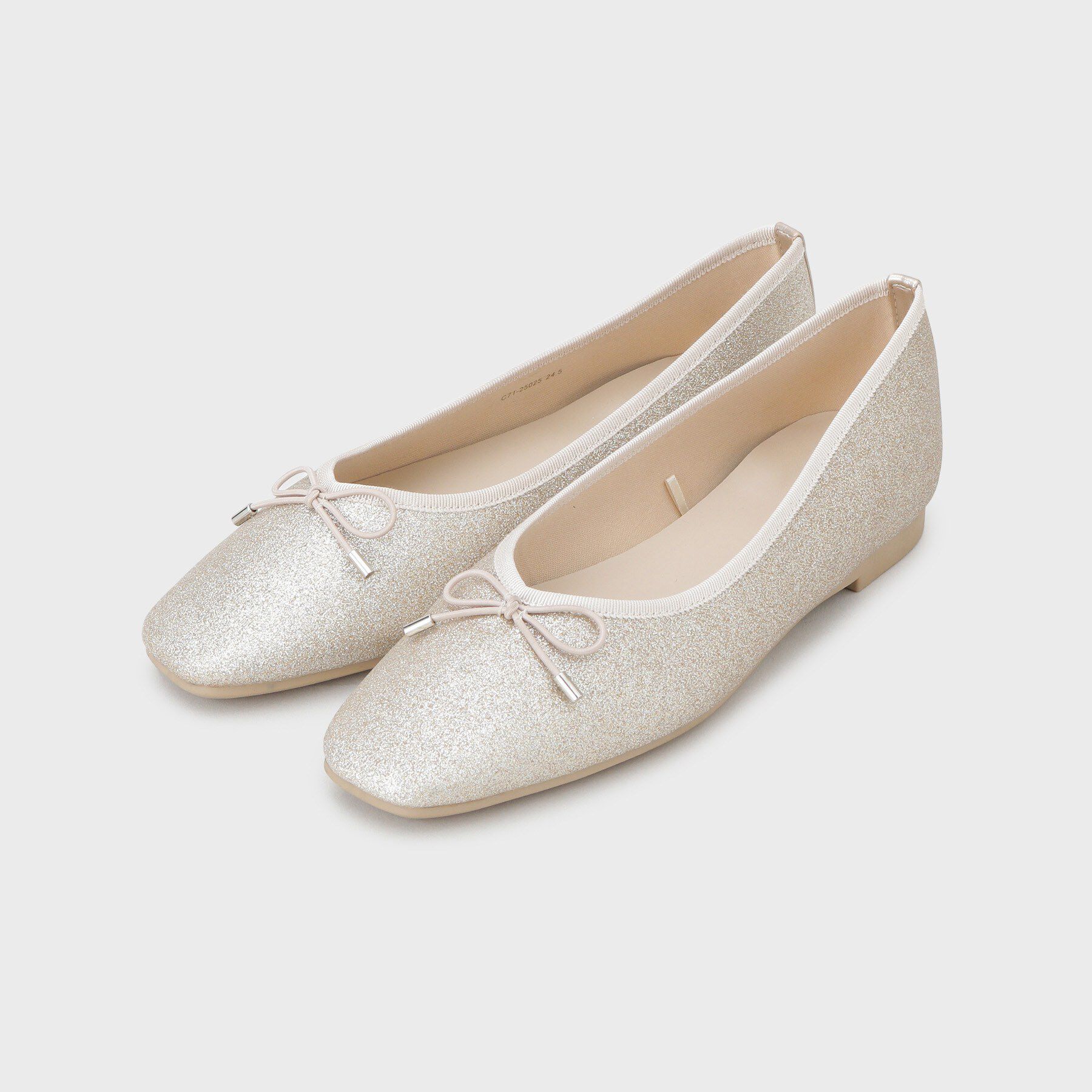 OPAQUE.CLIP「【低反発】フラットバレエシューズ」|パンプス|ゴールド(107)