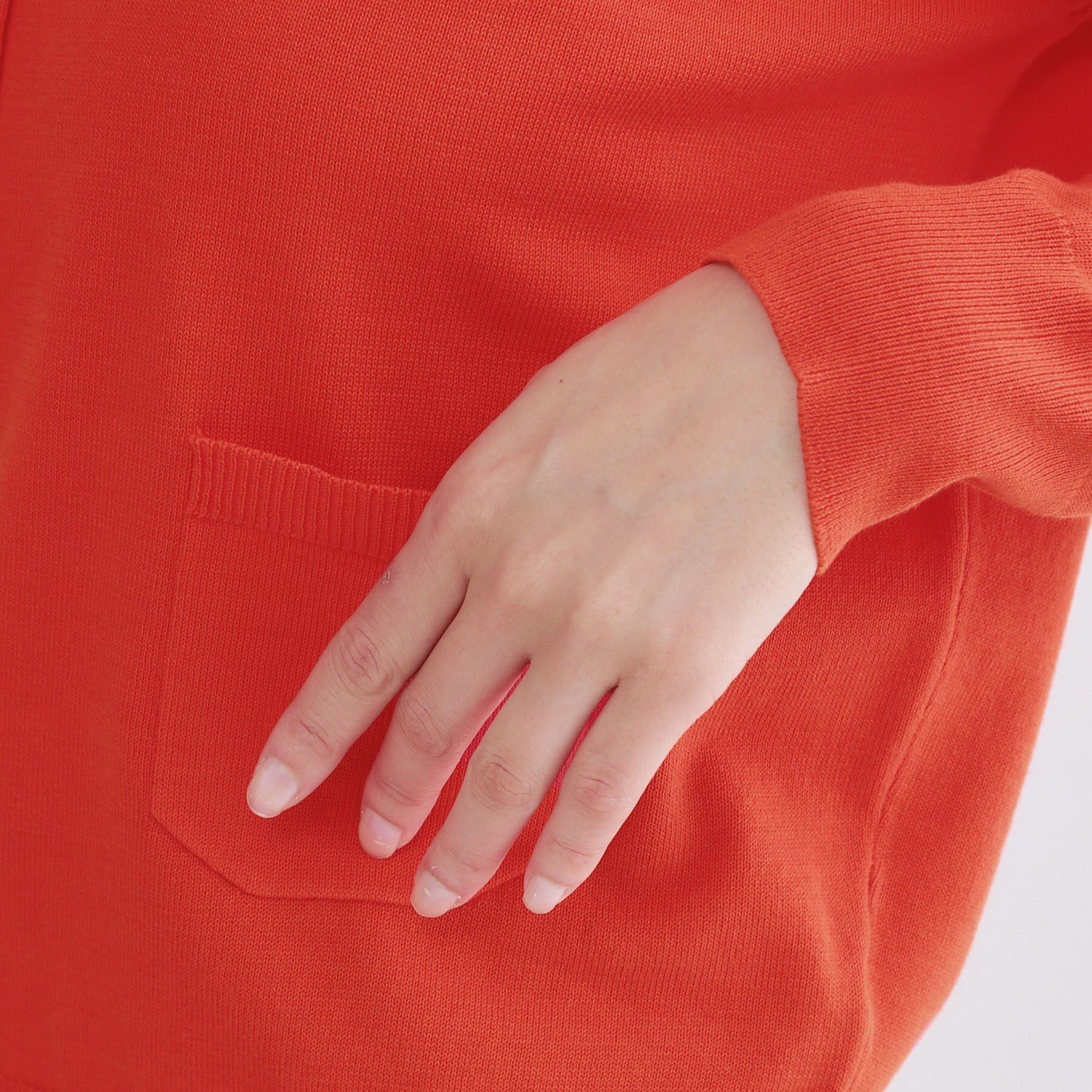 OPAQUE.CLIP「【UVケア】ポケットクルーニットカーディガン《洗濯機OK》」|カーディガン|