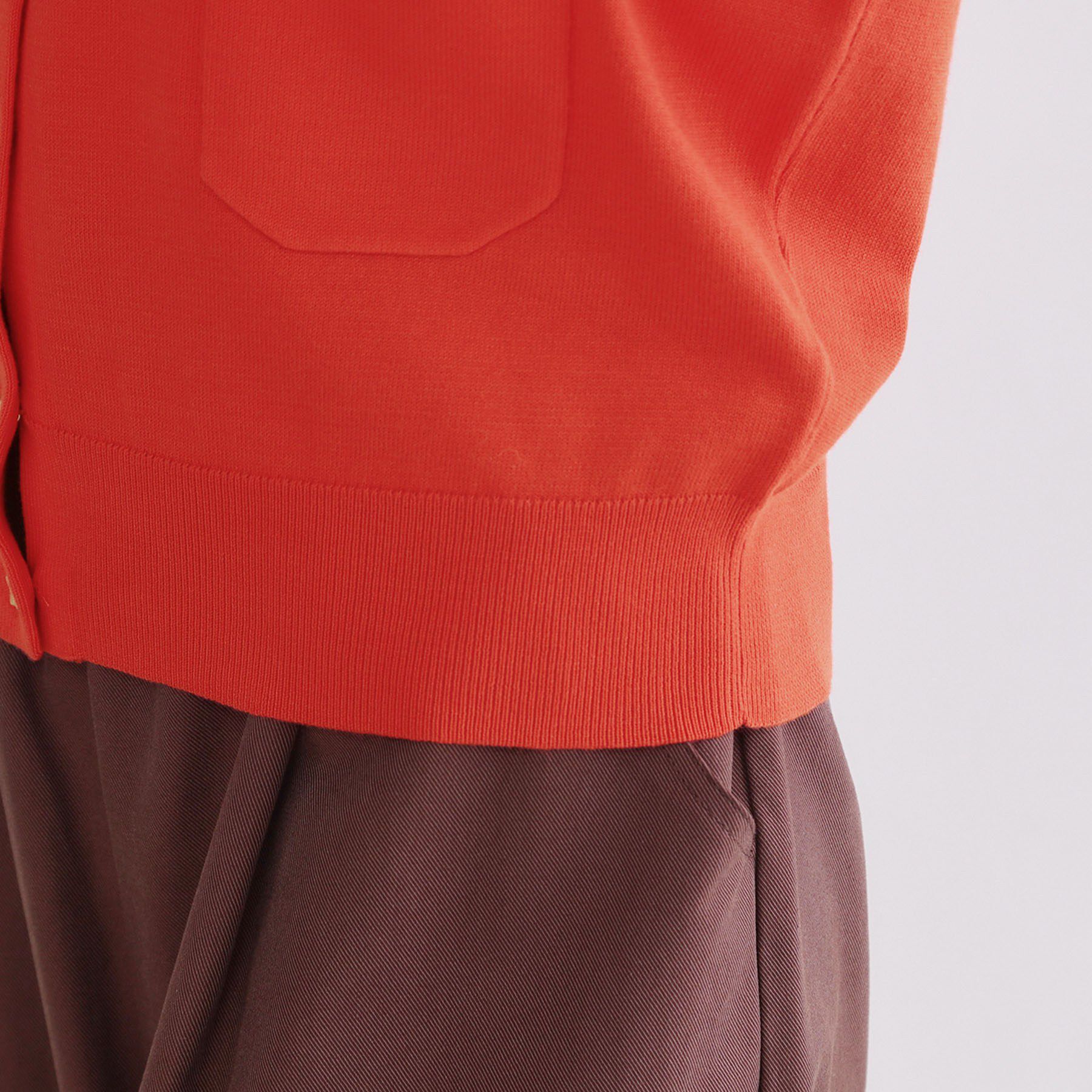 OPAQUE.CLIP「【UVケア】ポケットクルーニットカーディガン《洗濯機OK》」|カーディガン|