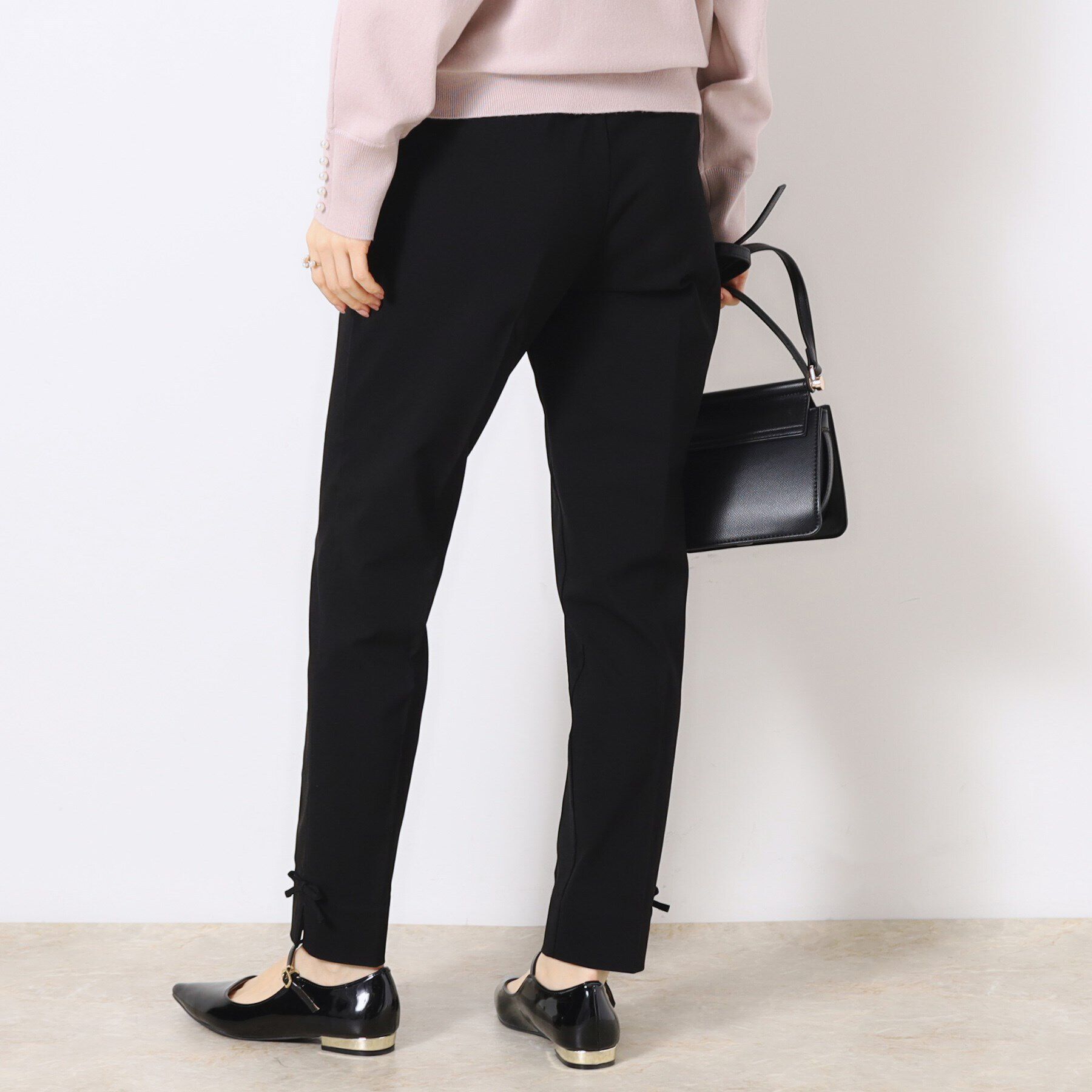 Couture broach「【ラクチンきれい見えパンツ】リボンハイパーストレッチパンツ」|その他|