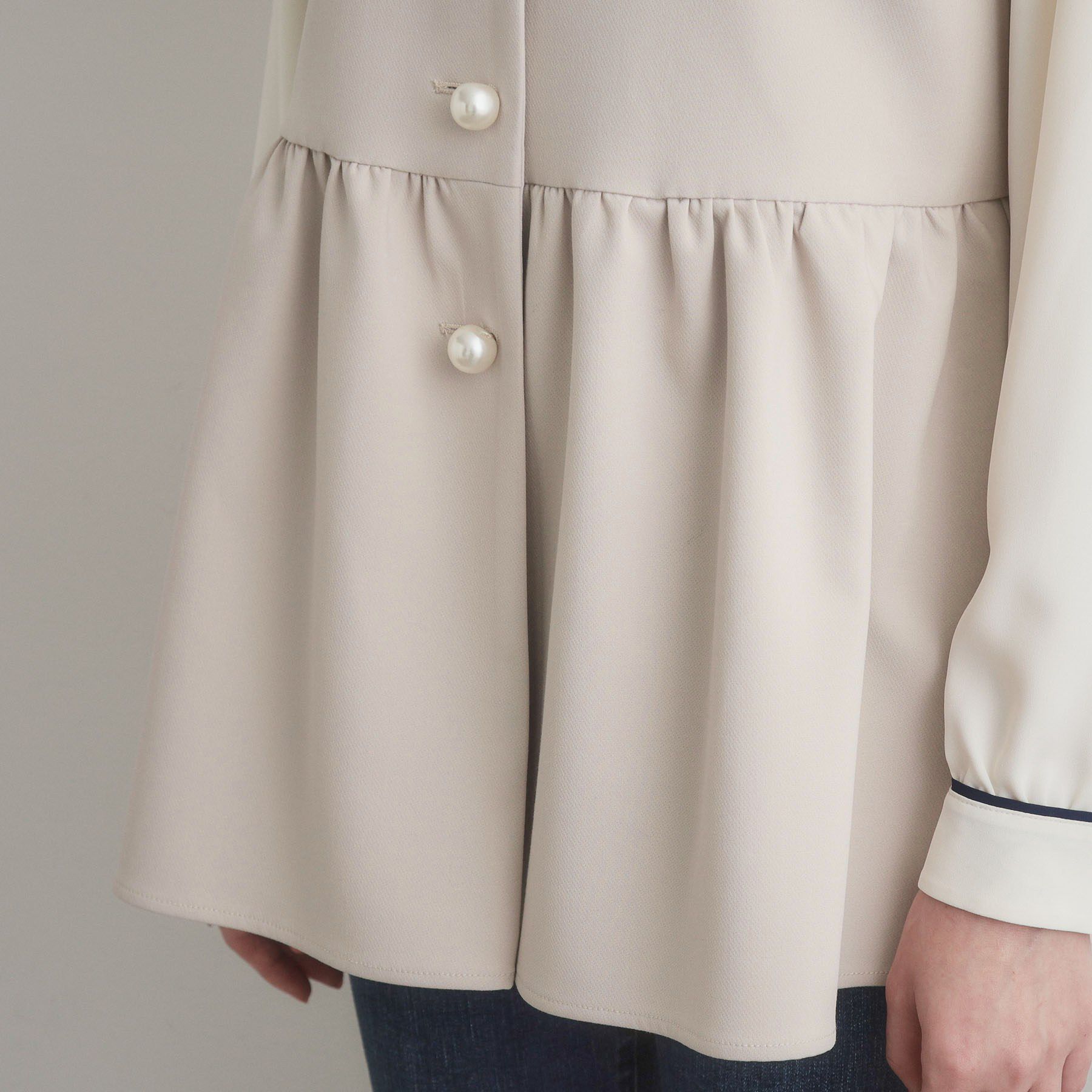 Couture broach「【ハレの日・通勤】TRダブルクロスジレ」|ベスト・ジレ|