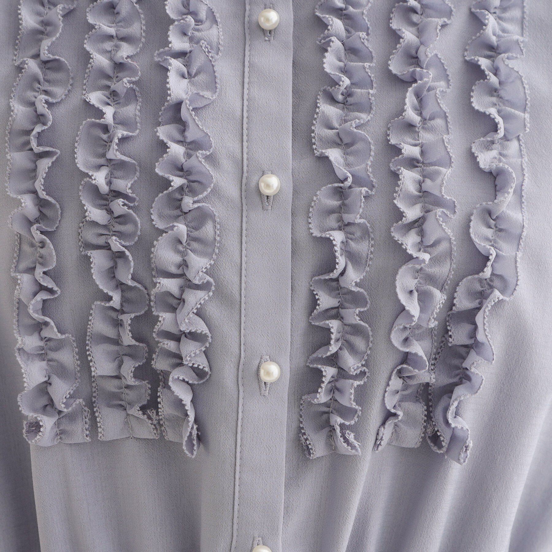 Couture broach「【洗える・着映え】リネンライク シアーワンピース」|ワンピース|