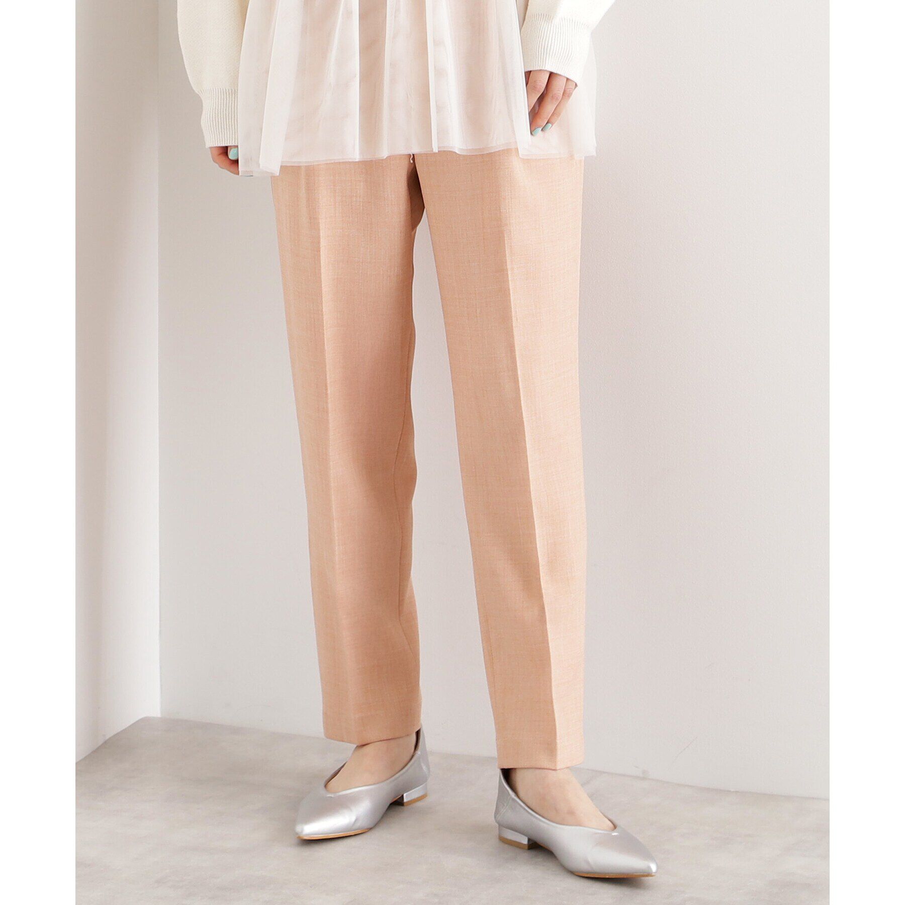 THE SHOP TK「【CAVIAN】ベーシックテーパードパンツ/洗濯機OK」|その他|ピンク(071)