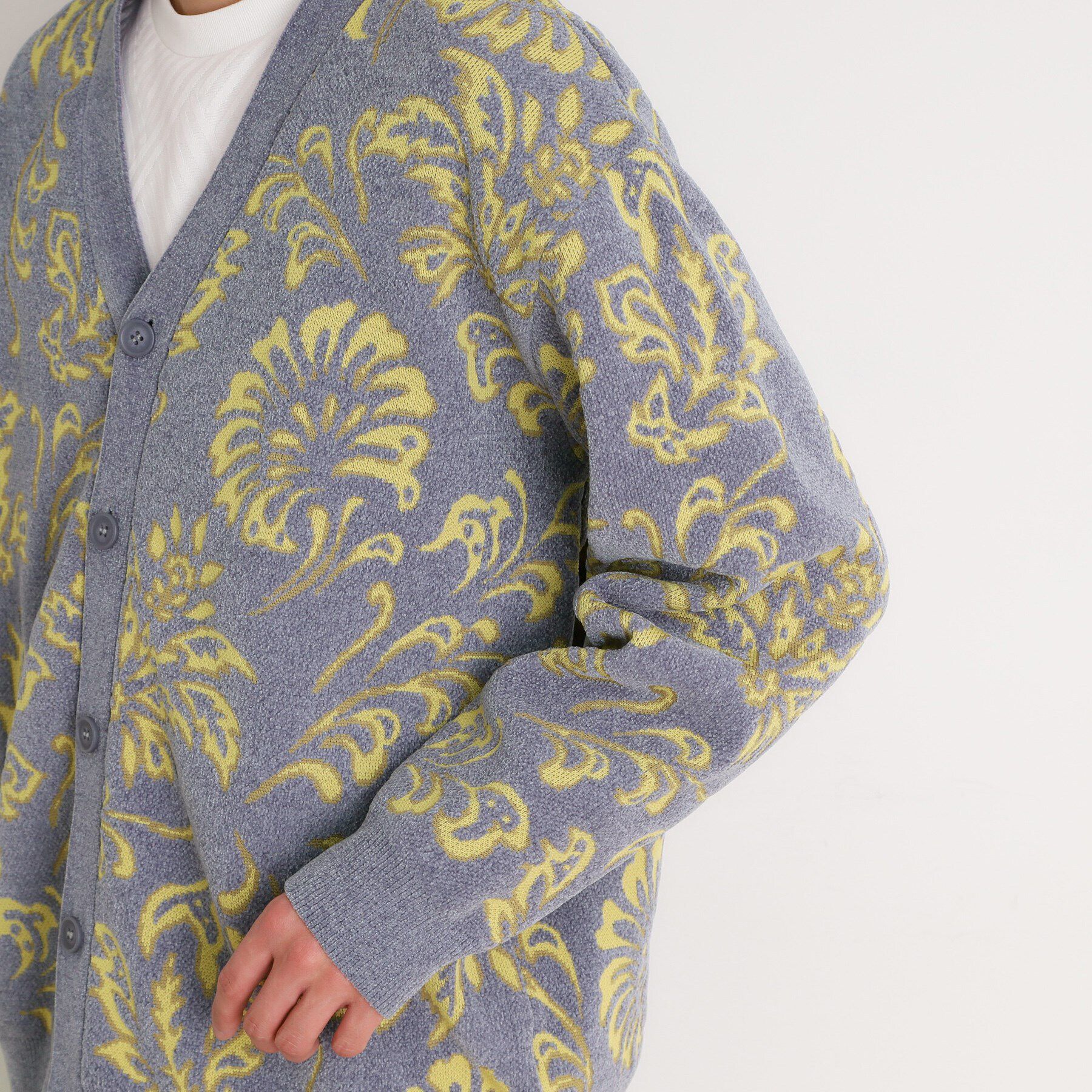 THE SHOP TK「モールジャカードカーディガン」|カーディガン|