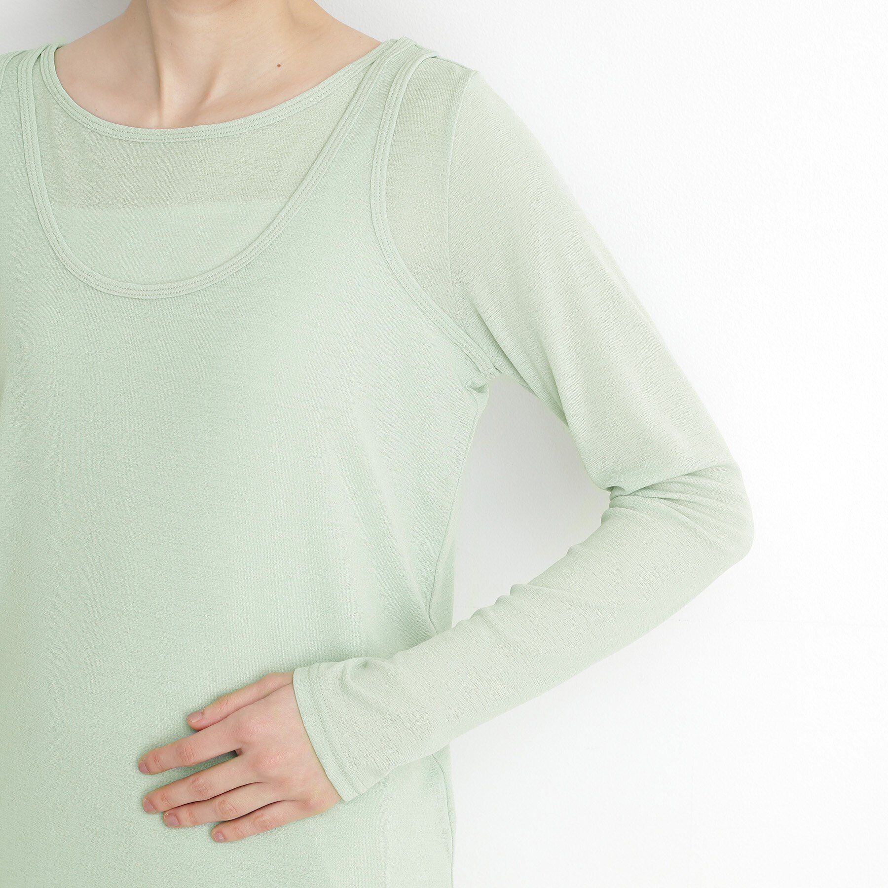 THE SHOP TK「シアーフライスレイヤード　【セットアイテム】」|Tシャツ・カットソー|