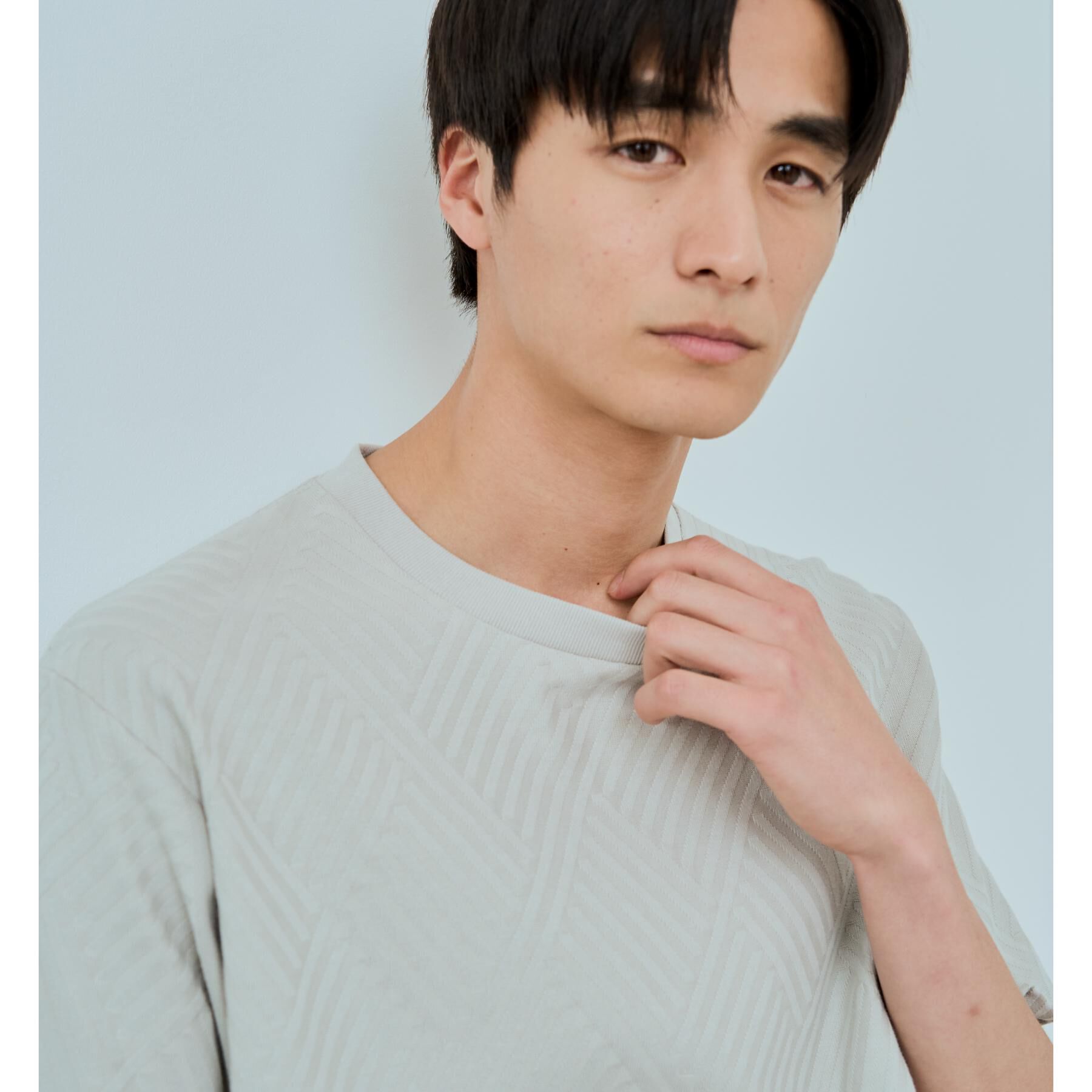 THE SHOP TK「リンクスジャカード半袖Ｔシャツ」|Tシャツ・カットソー|