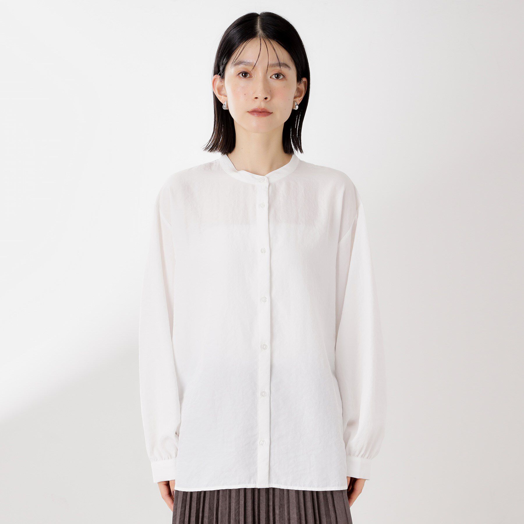 THE SHOP TK「【春まで着られる】ニットベスト＆ブラウスセット/洗濯機OK」|シャツ・ブラウス|