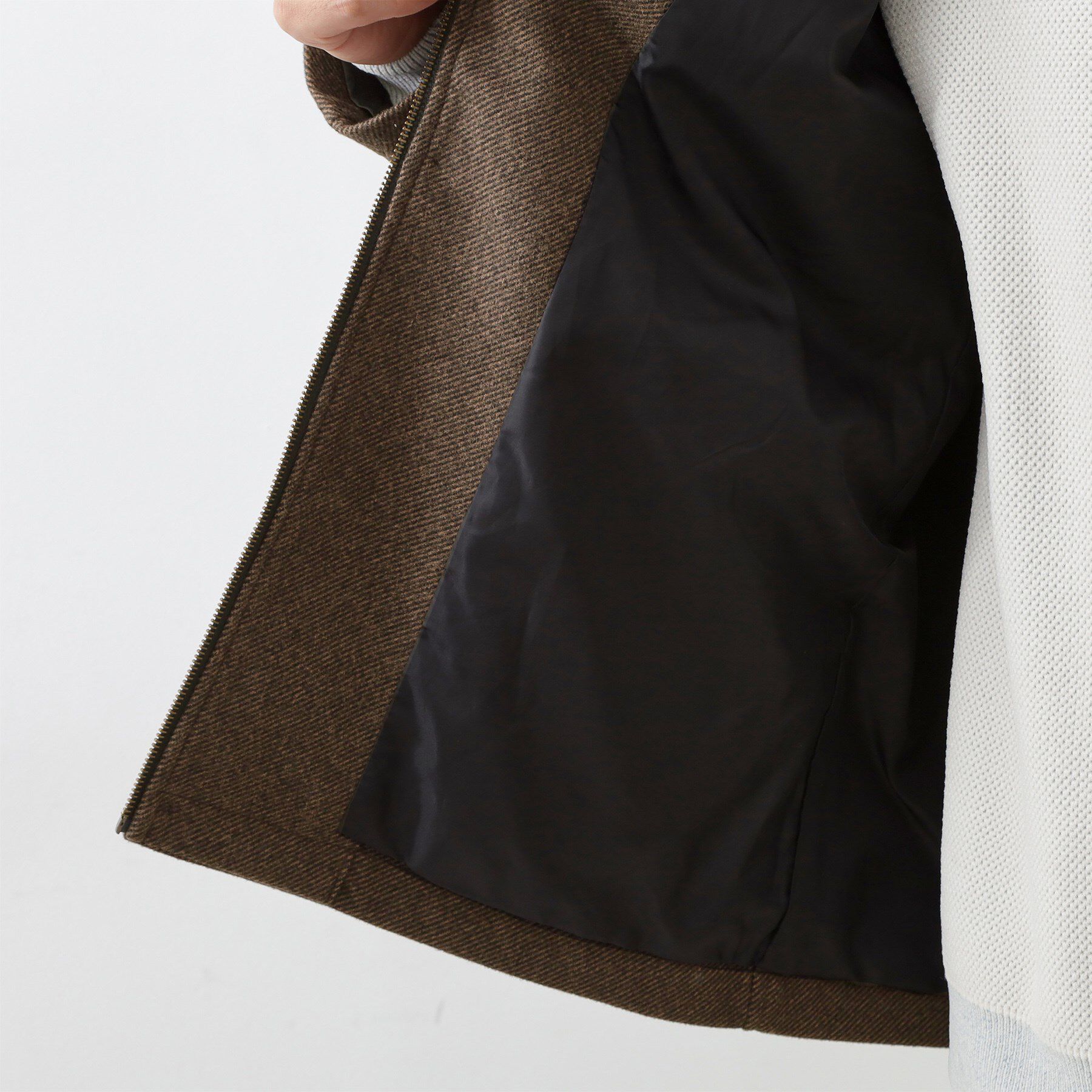 THE SHOP TK「2通りの着こなしができる ウーリック デッキブルゾン」|ブルゾン・スタジャン|