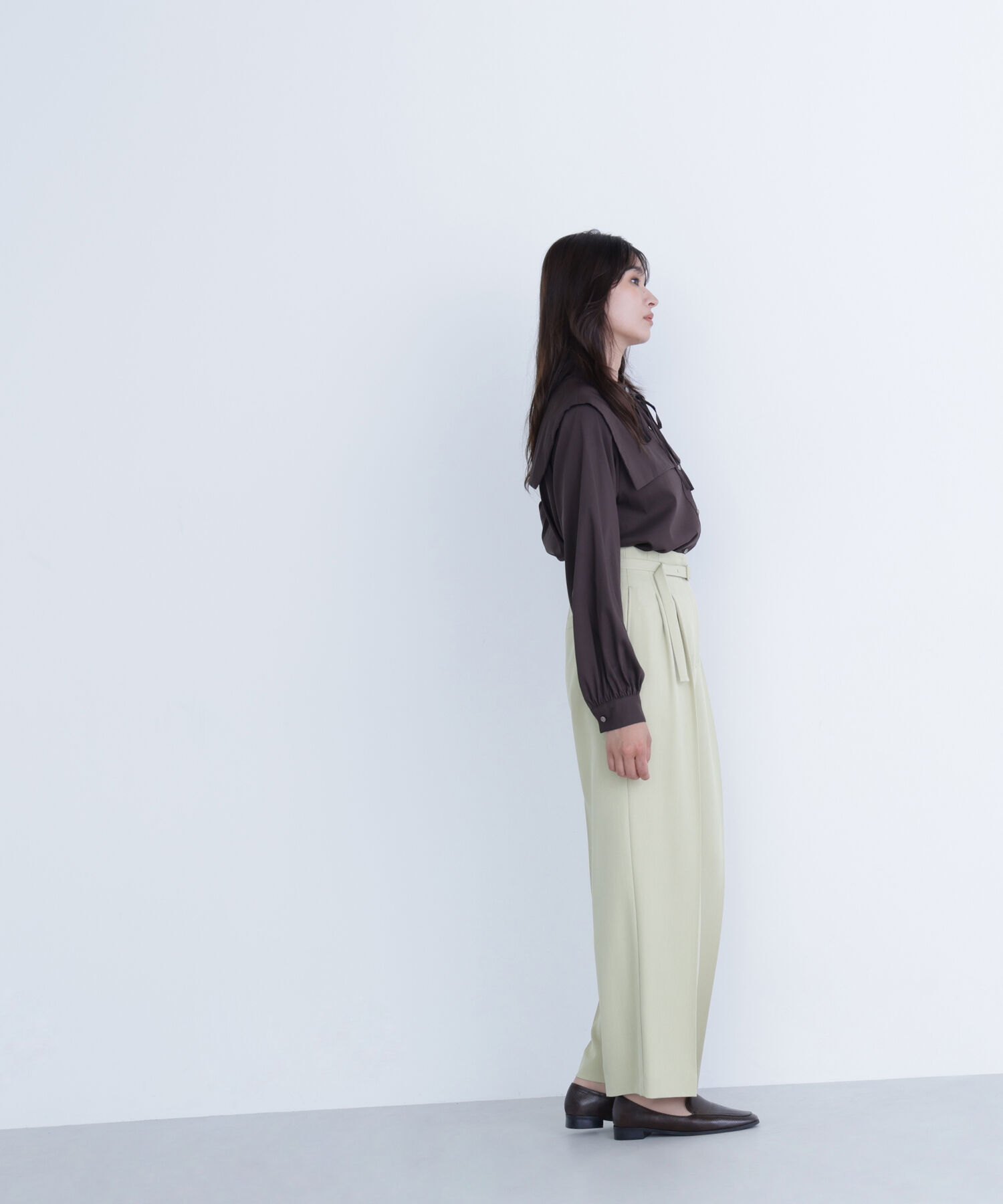  「くびれ仕込みベルテッドパンツ」|その他|