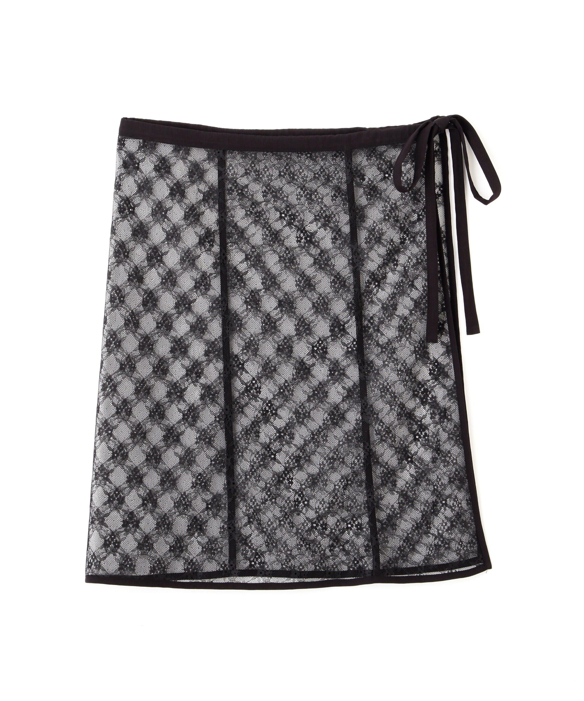  「レースラップレイヤードスカート」|スカート|