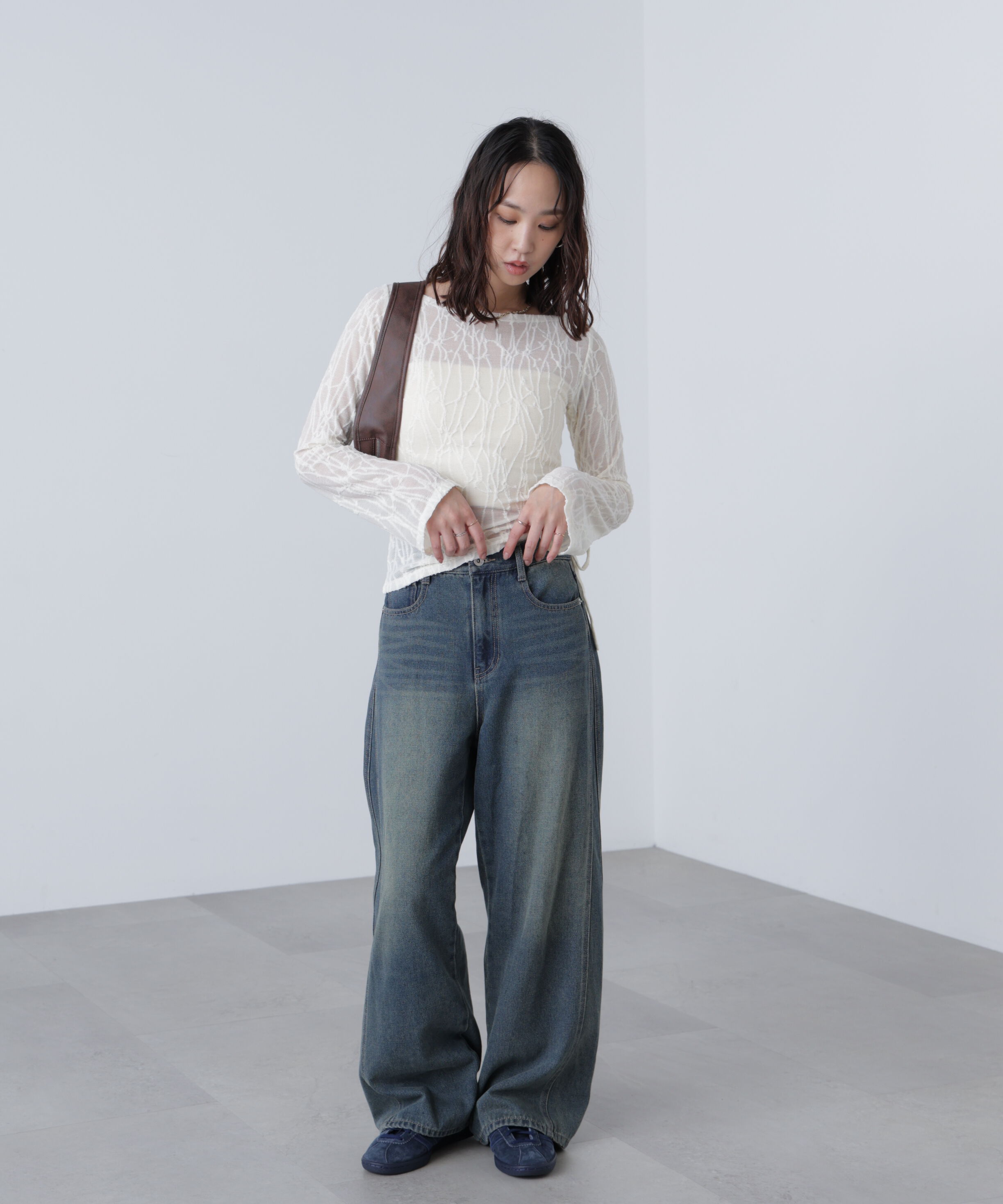  「シアージャガードドロストカットソー」|Tシャツ・カットソー|