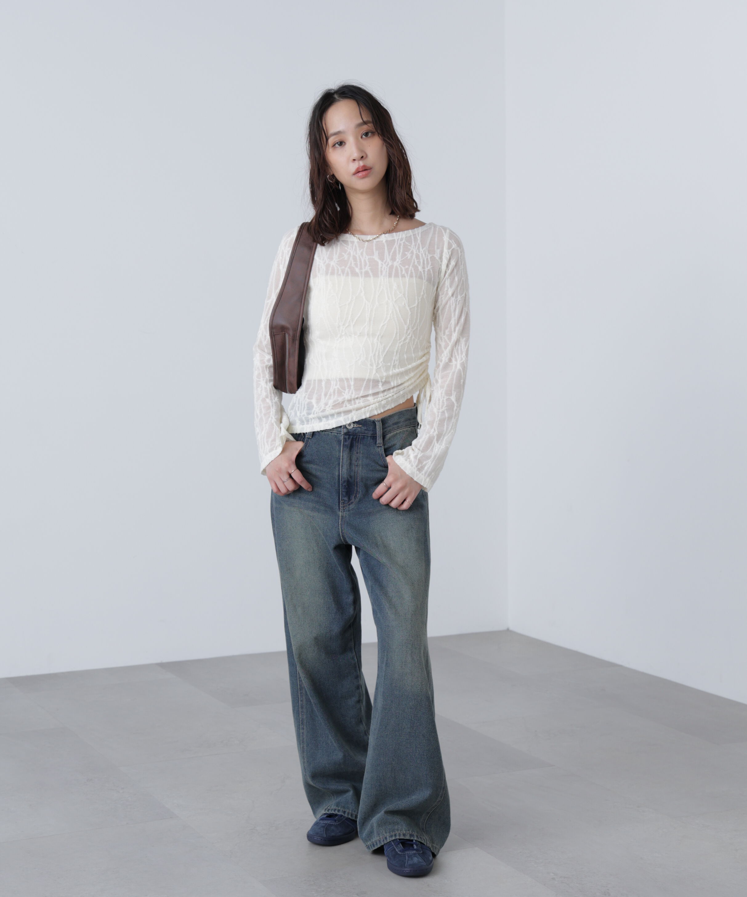  「シアージャガードドロストカットソー」|Tシャツ・カットソー|