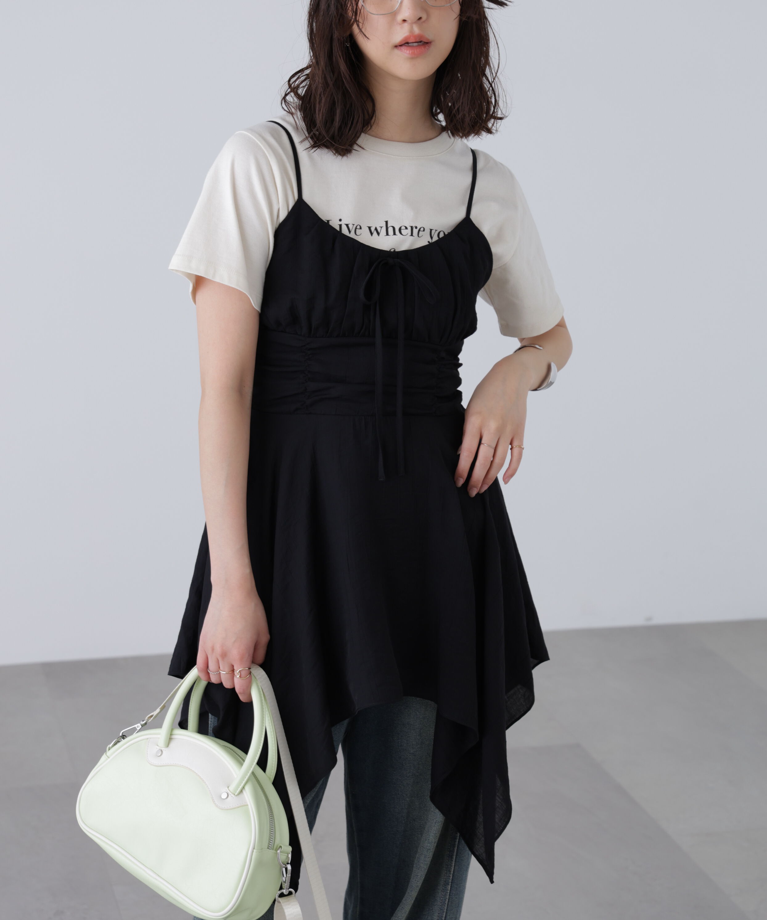  「イレヘムチュニックキャミワンピース」|ワンピース|