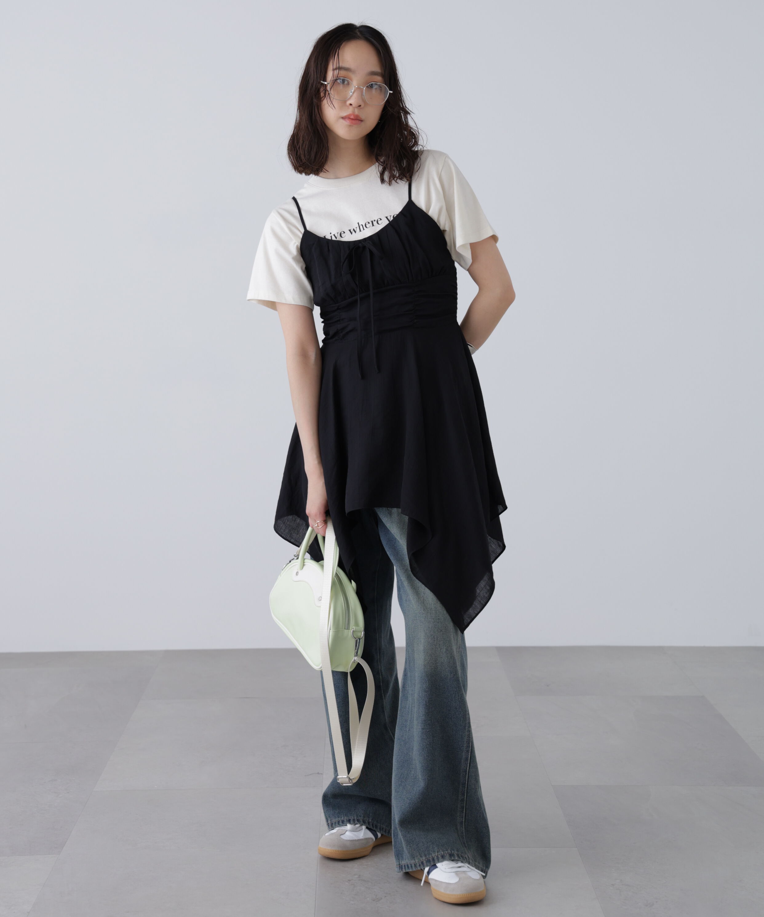  「イレヘムチュニックキャミワンピース」|ワンピース|