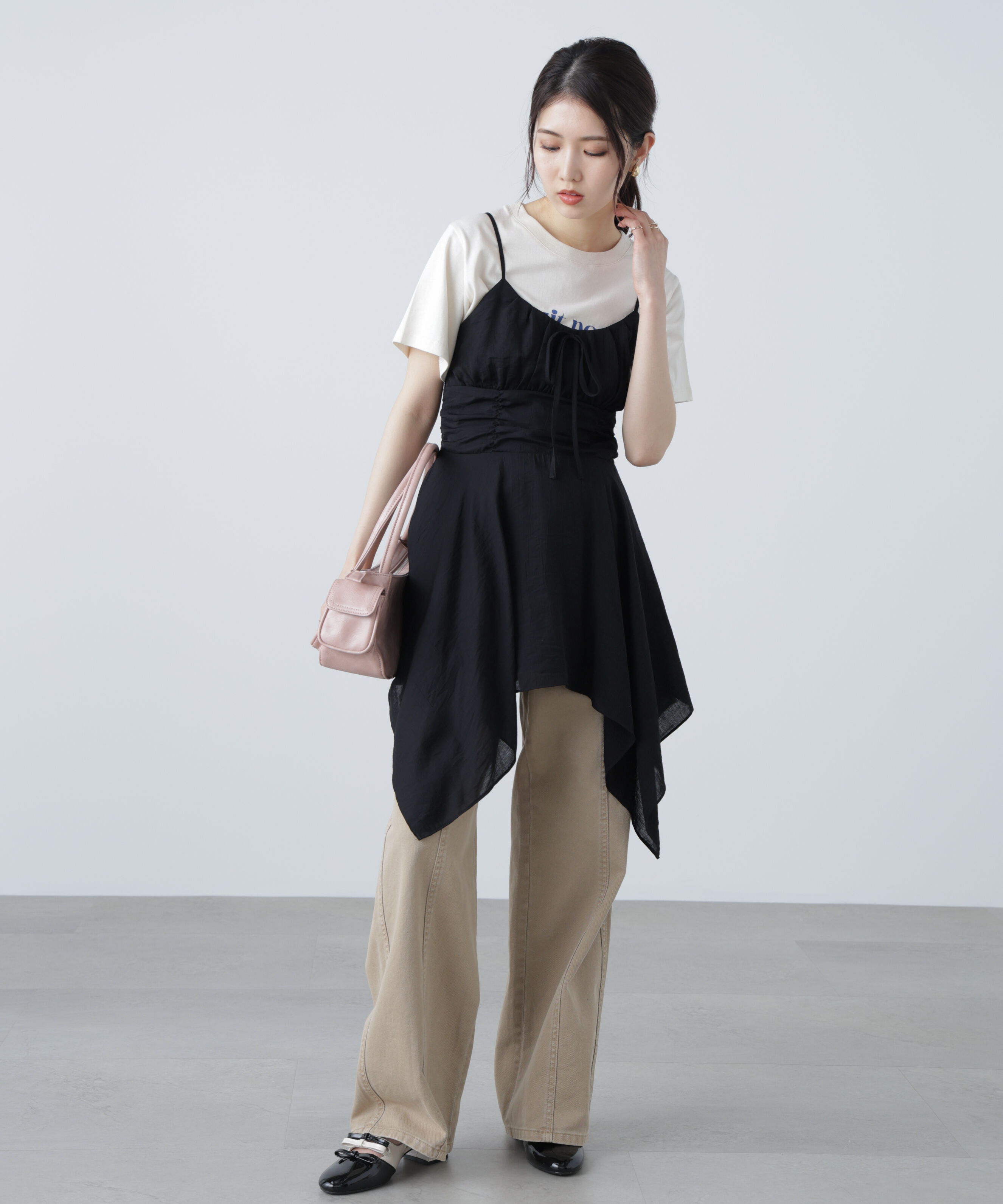  「イレヘムチュニックキャミワンピース」|ワンピース|