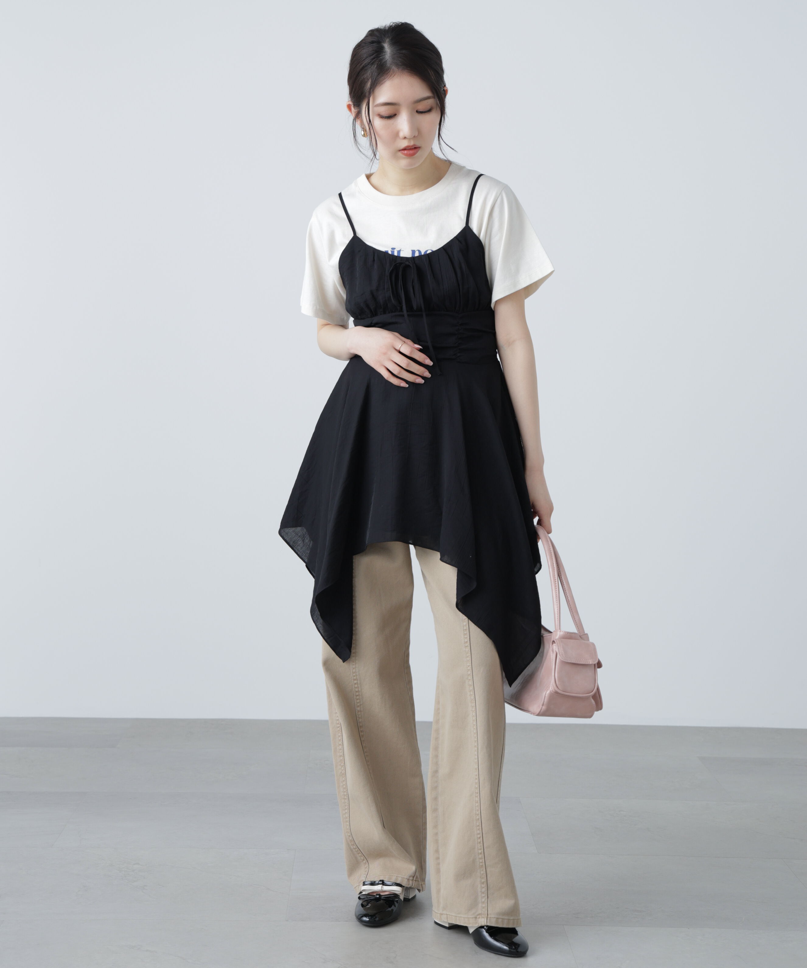  「イレヘムチュニックキャミワンピース」|ワンピース|