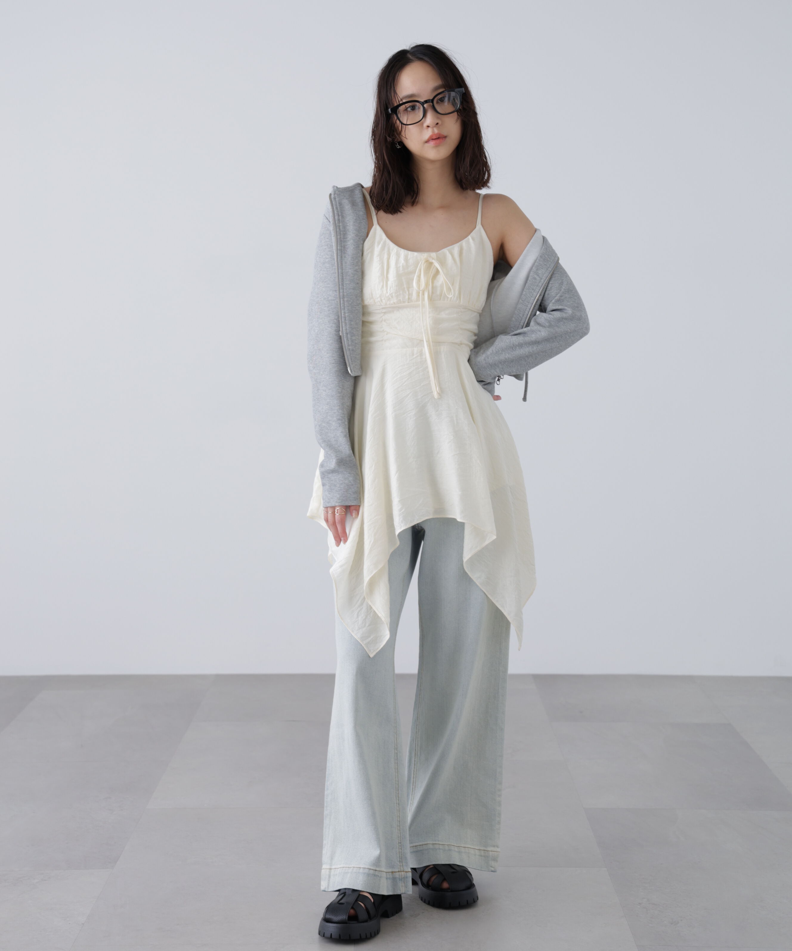  「イレヘムチュニックキャミワンピース」|ワンピース|