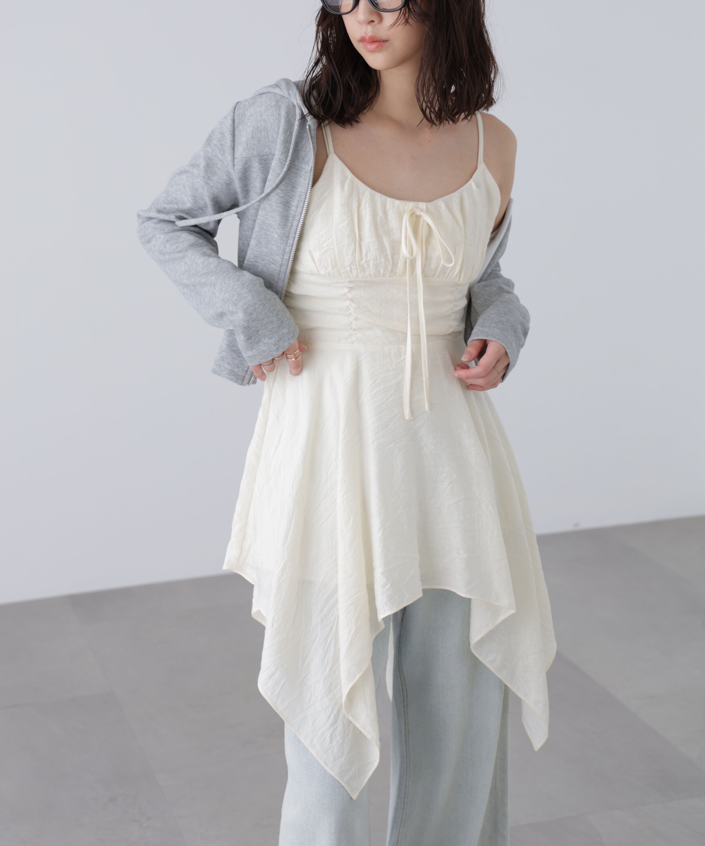  「イレヘムチュニックキャミワンピース」|ワンピース|