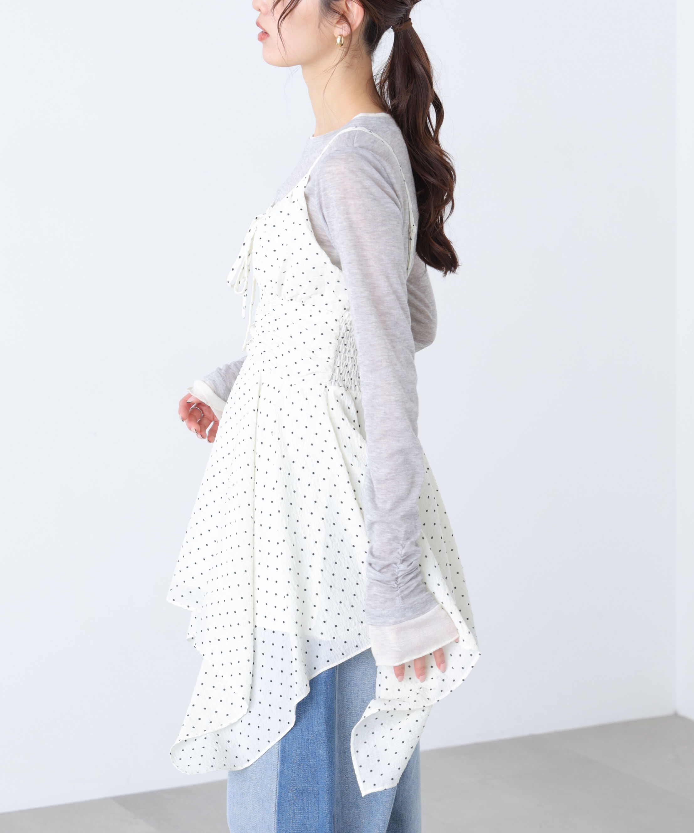  「イレヘムチュニックキャミワンピース」|ワンピース|