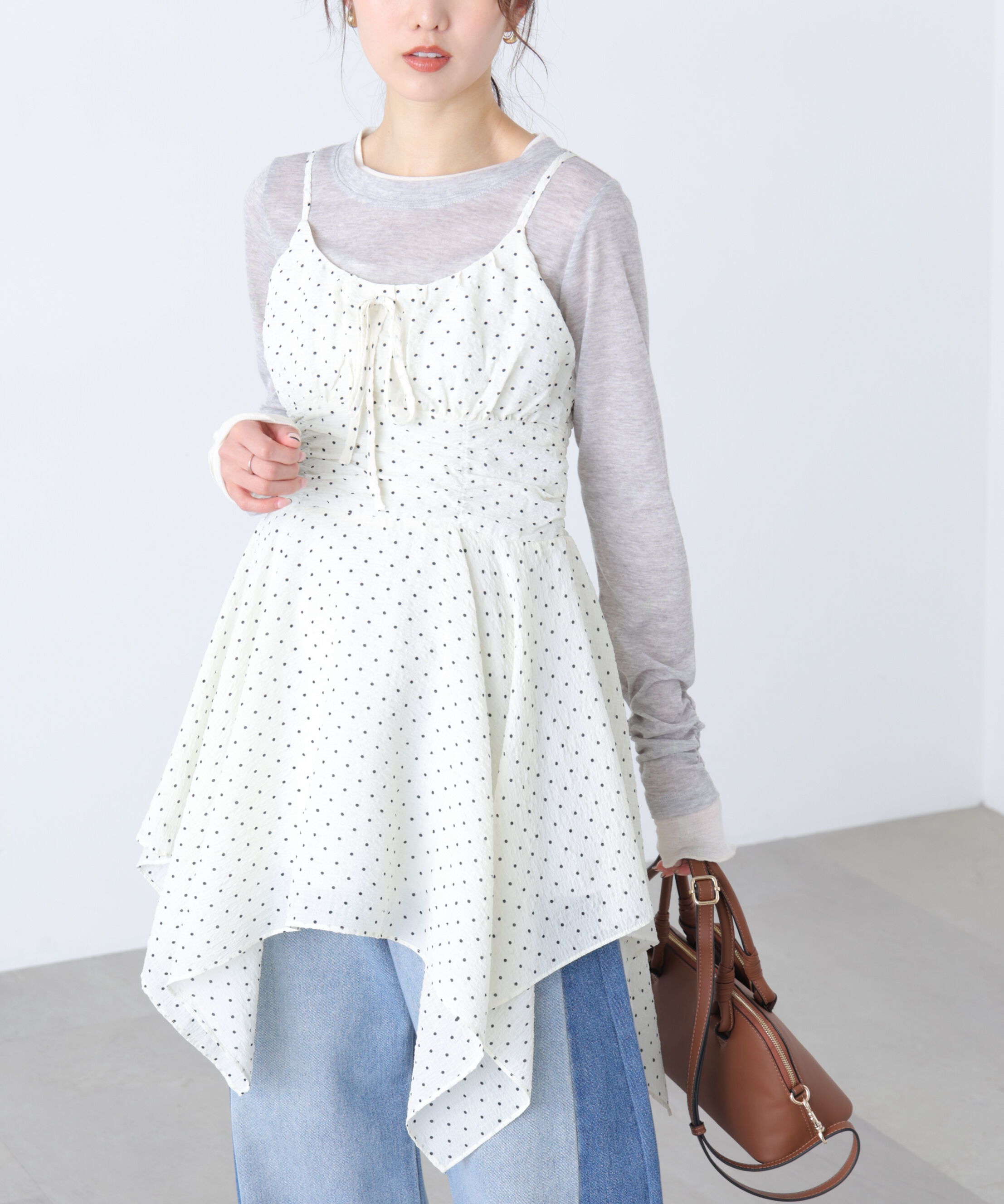  「イレヘムチュニックキャミワンピース」|ワンピース|