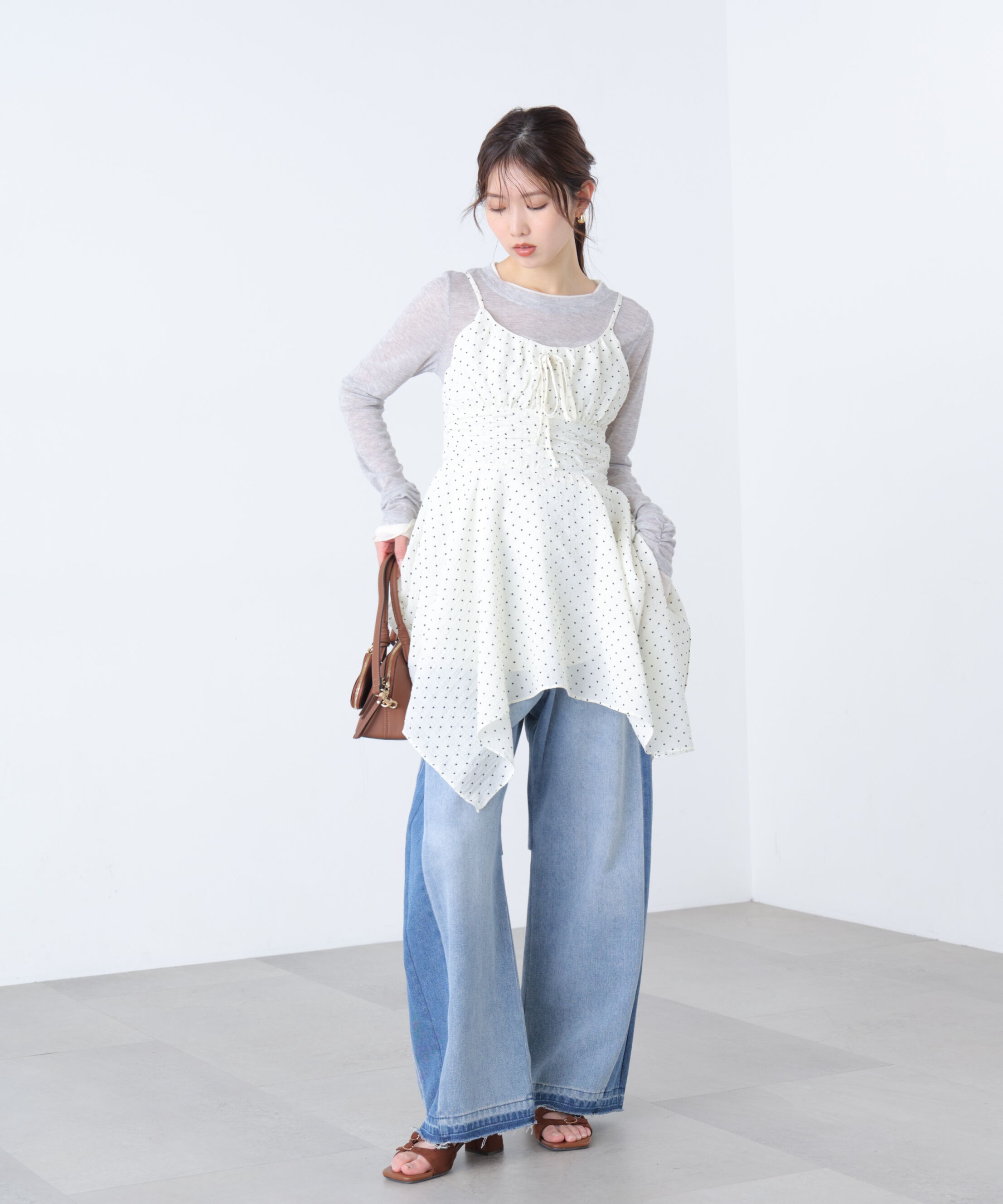  「イレヘムチュニックキャミワンピース」|ワンピース|