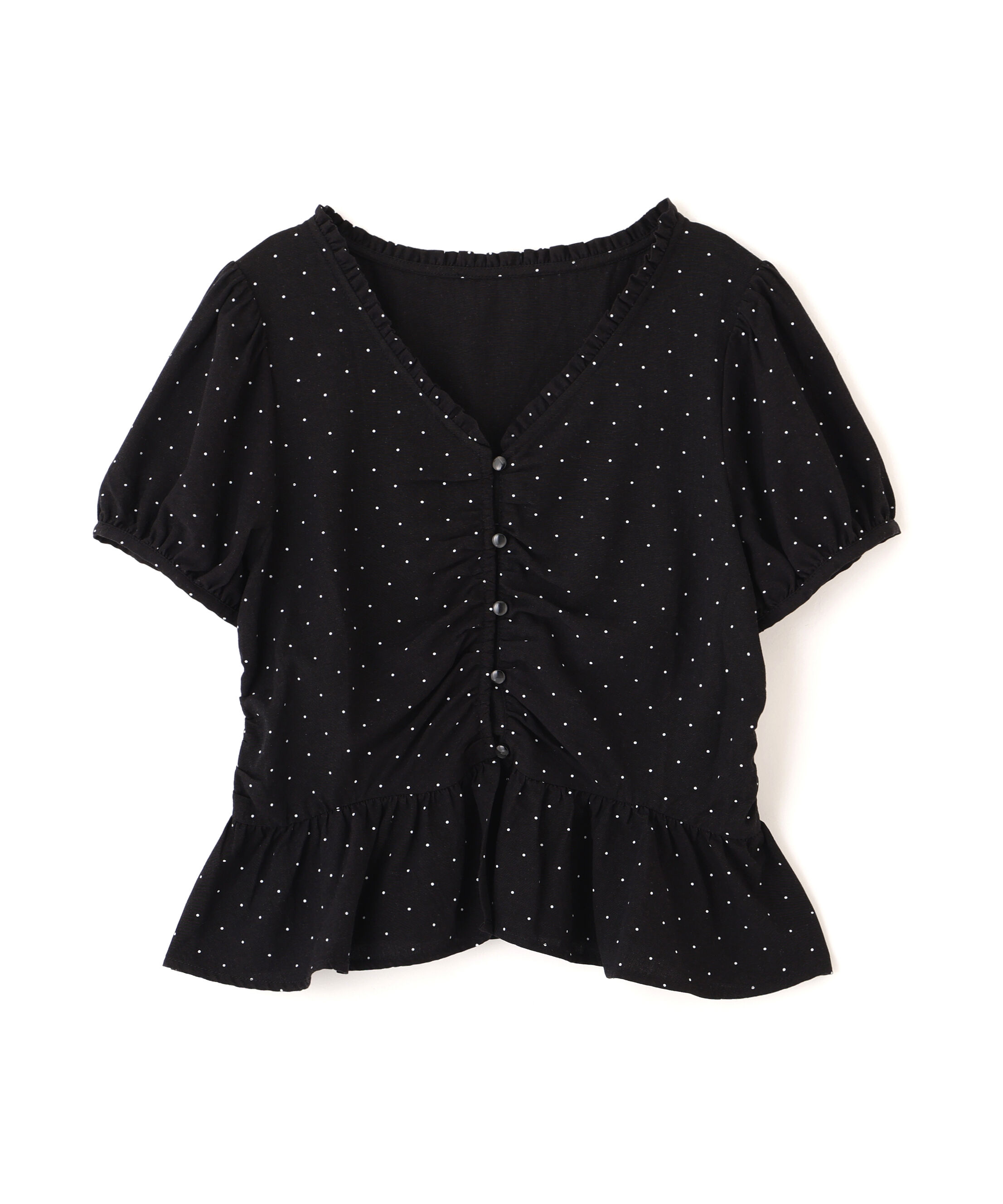  「ペプラムギャザーブラウス」|シャツ・ブラウス|