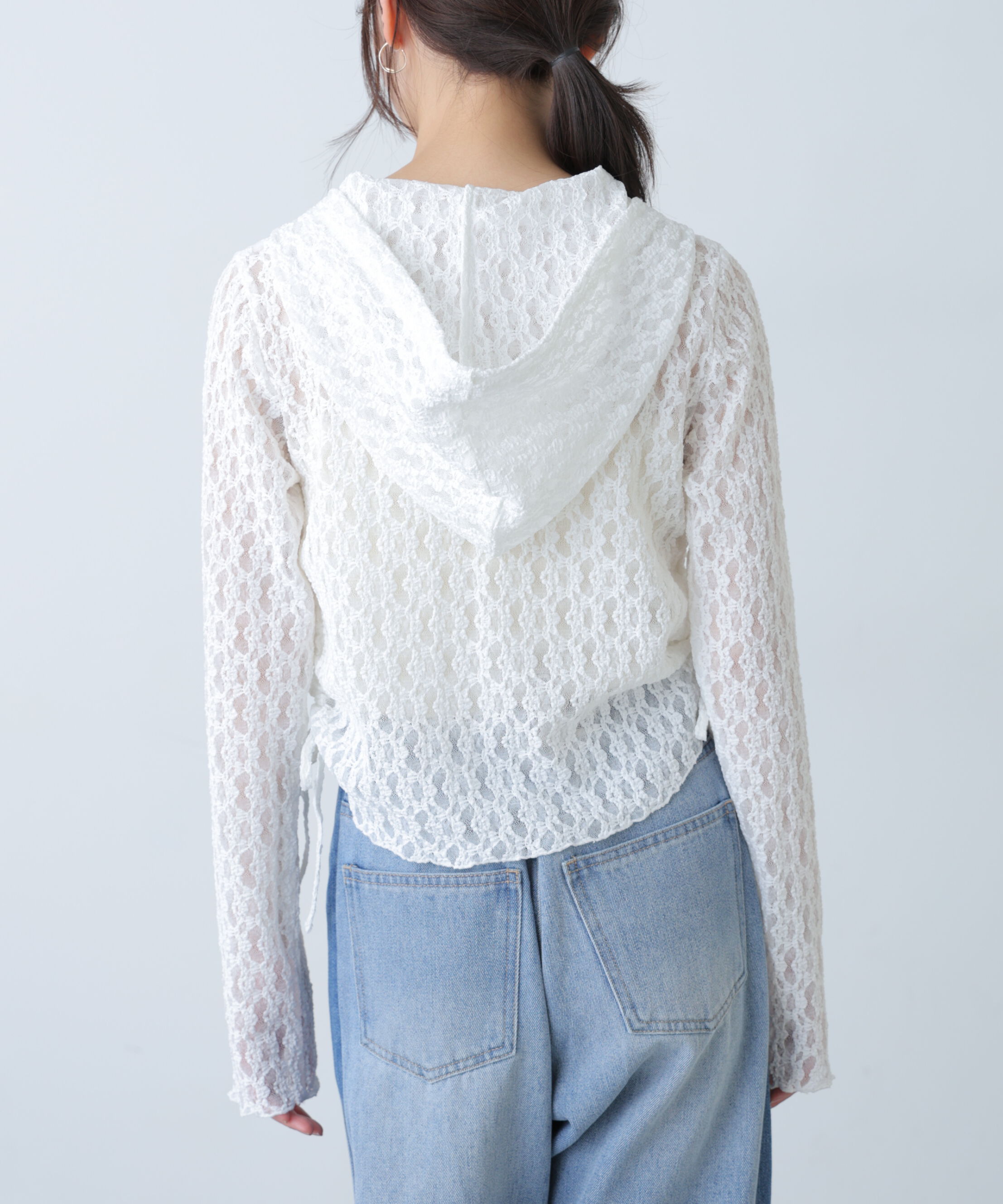  「サイドドロストレースフーディー」|Tシャツ・カットソー|