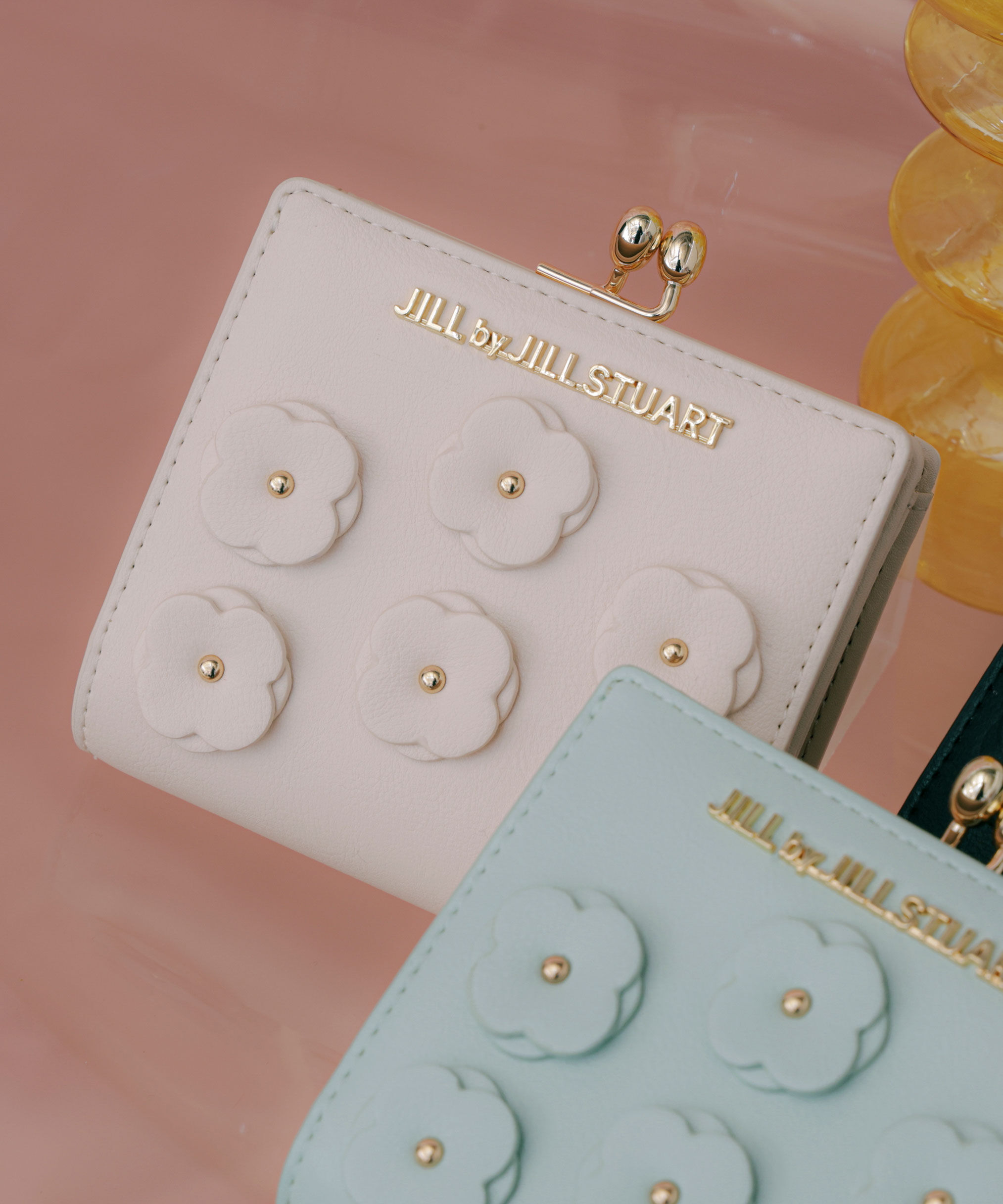  「フラワーモチーフウォレット」|財布|エクリュ