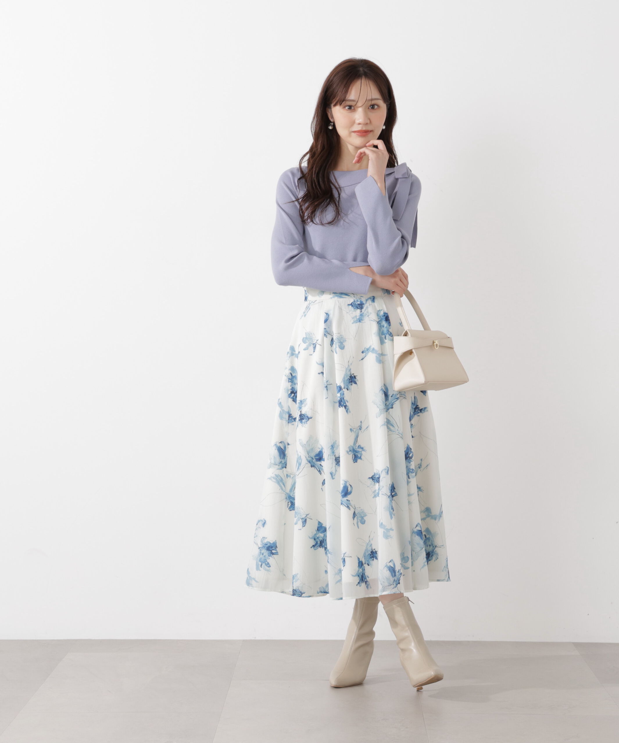 PROPORTION BODY DRESSING「フラワープリントスカート」|スカート|