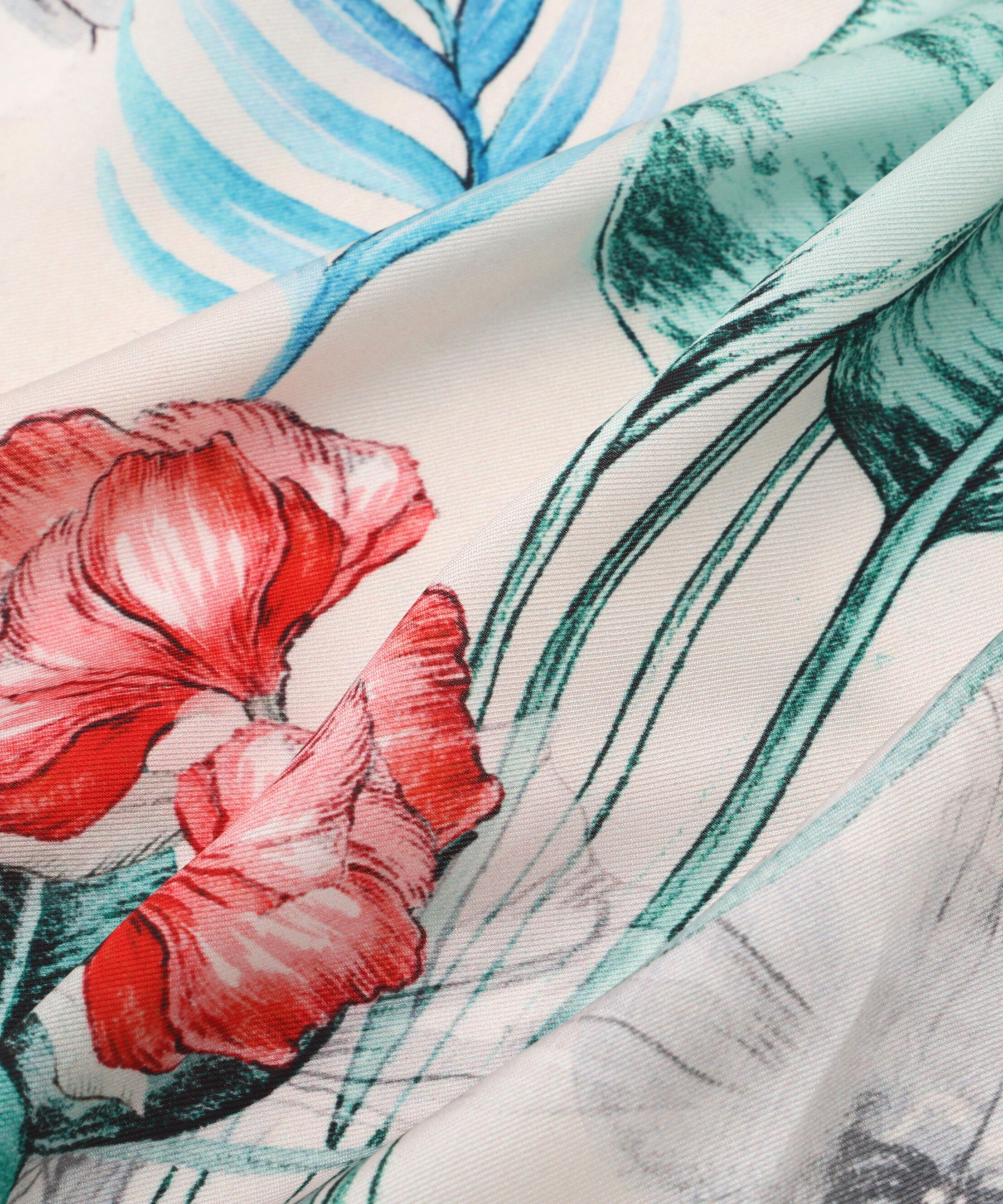  「ボタニカルアートプリントスカーフ」|バンダナ・スカーフ|